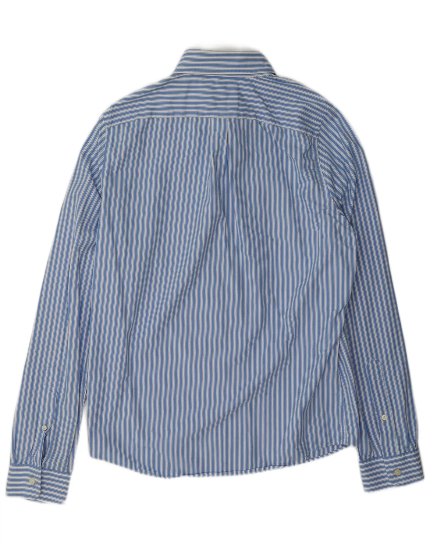Abercrombie & Fitch Mens Muscle Shirt Large Blue Striped Cotton - Image 2