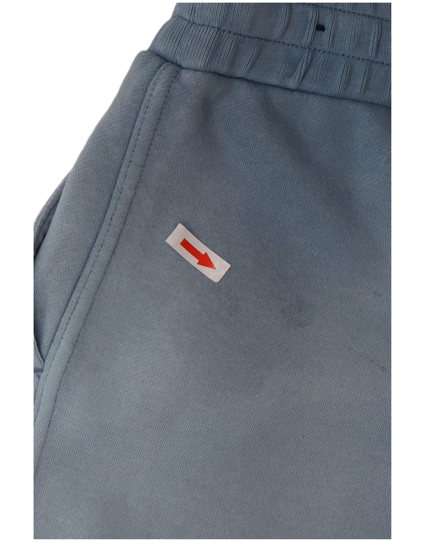 Abercrombie & Fitch Mens Sport Shorts Medium Blue Cotton Sports - Image 3