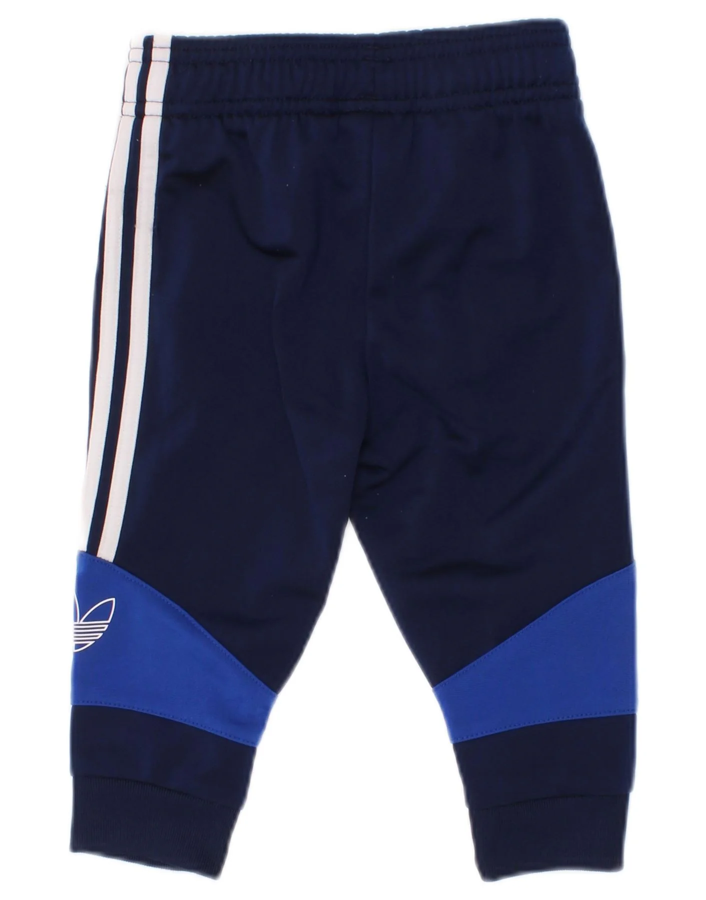Adidas Baby Boys Graphic Tracksuit Trousers 9-12 Months Navy Blue - Image 2