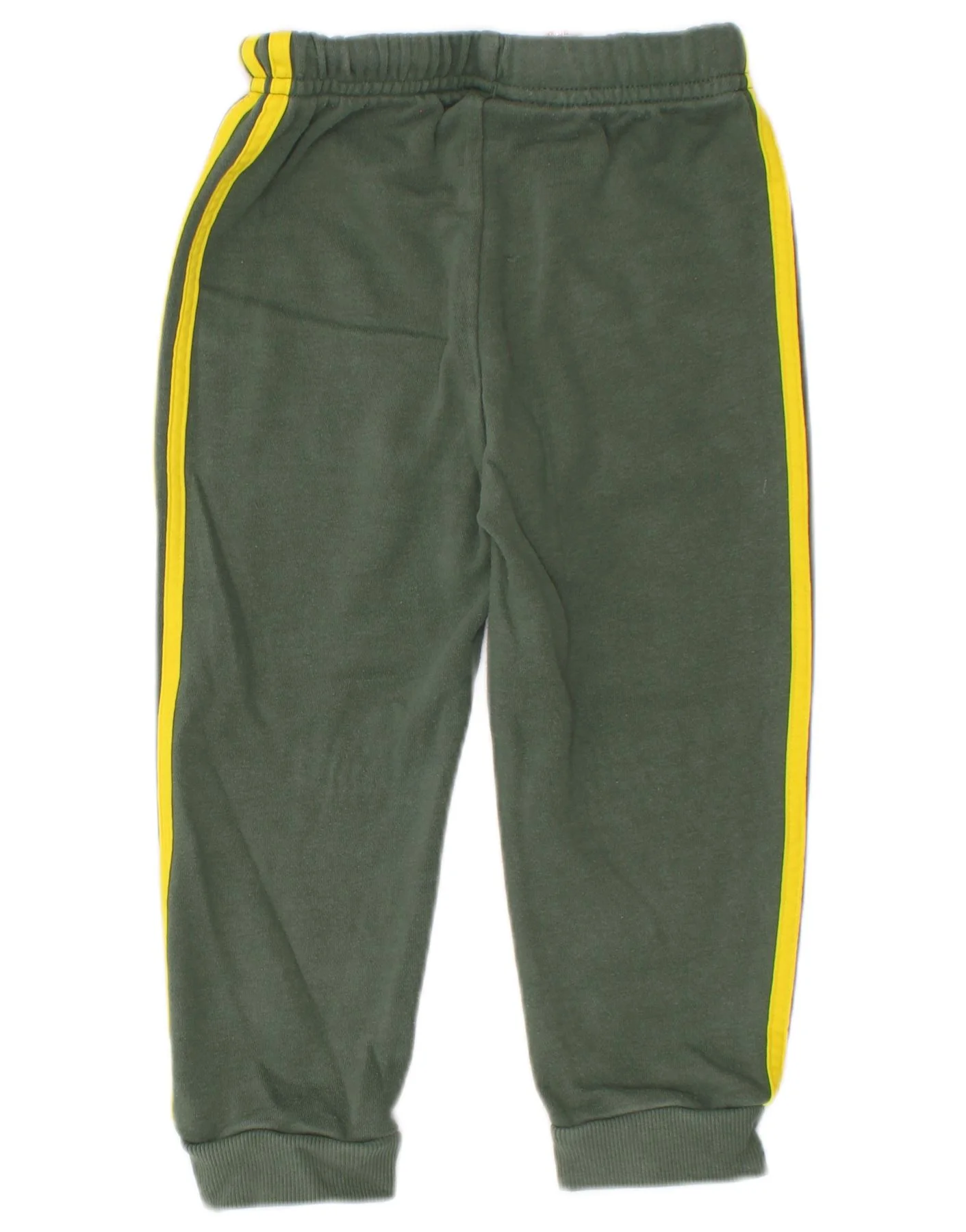 Adidas Baby Boys Joggers Tracksuit Trousers 18-24 Months Green Cotton - Image 2