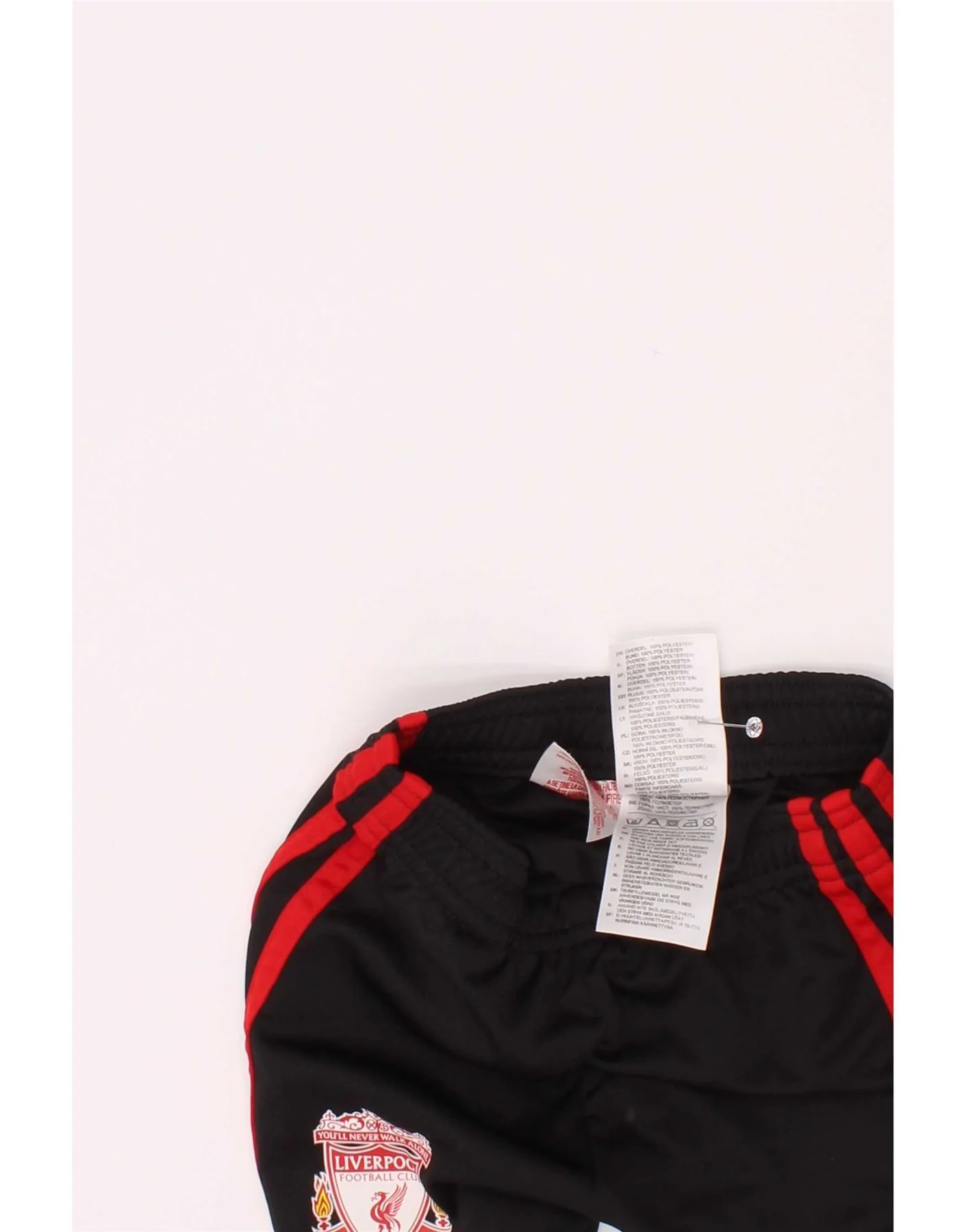 Adidas Baby Boys Liverpool Sport Shorts 6-9 Months Black Polyester - Image 4