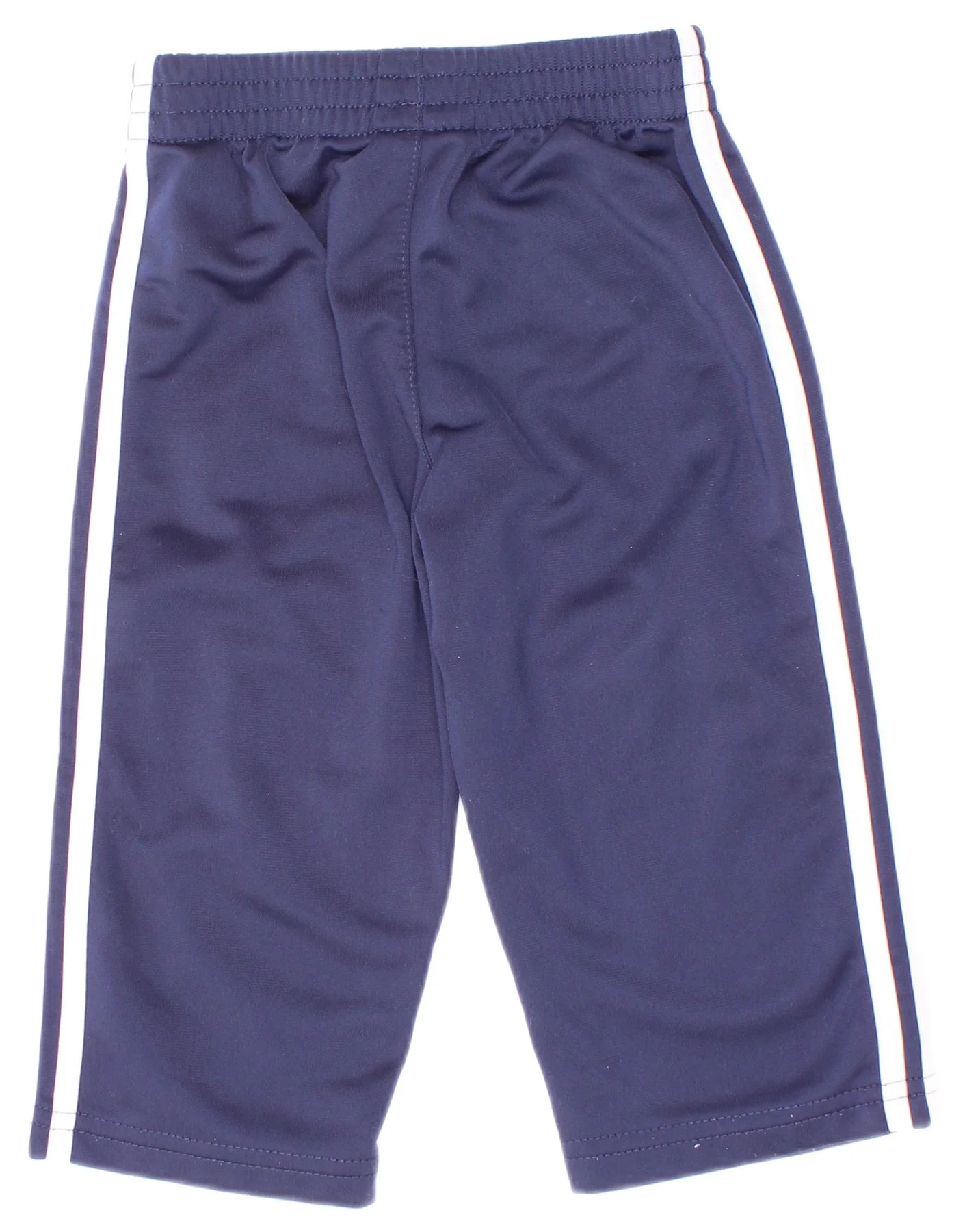 Adidas Baby Boys Tracksuit Trousers 9-12 Months Navy Blue Polyester - Image 2