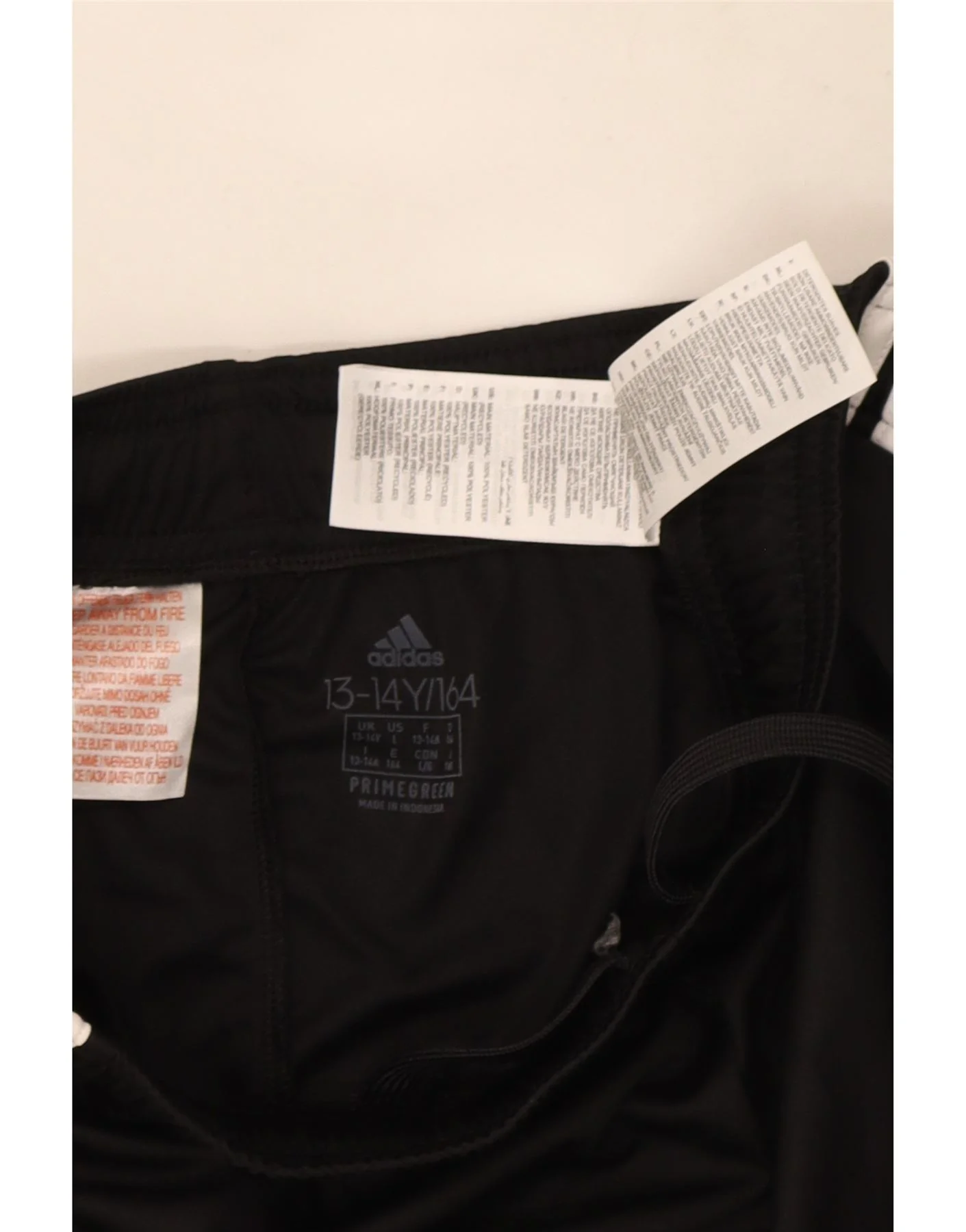 Adidas Boys Aeroready Sport Shorts 13-14 Years Black Polyester - Image 3