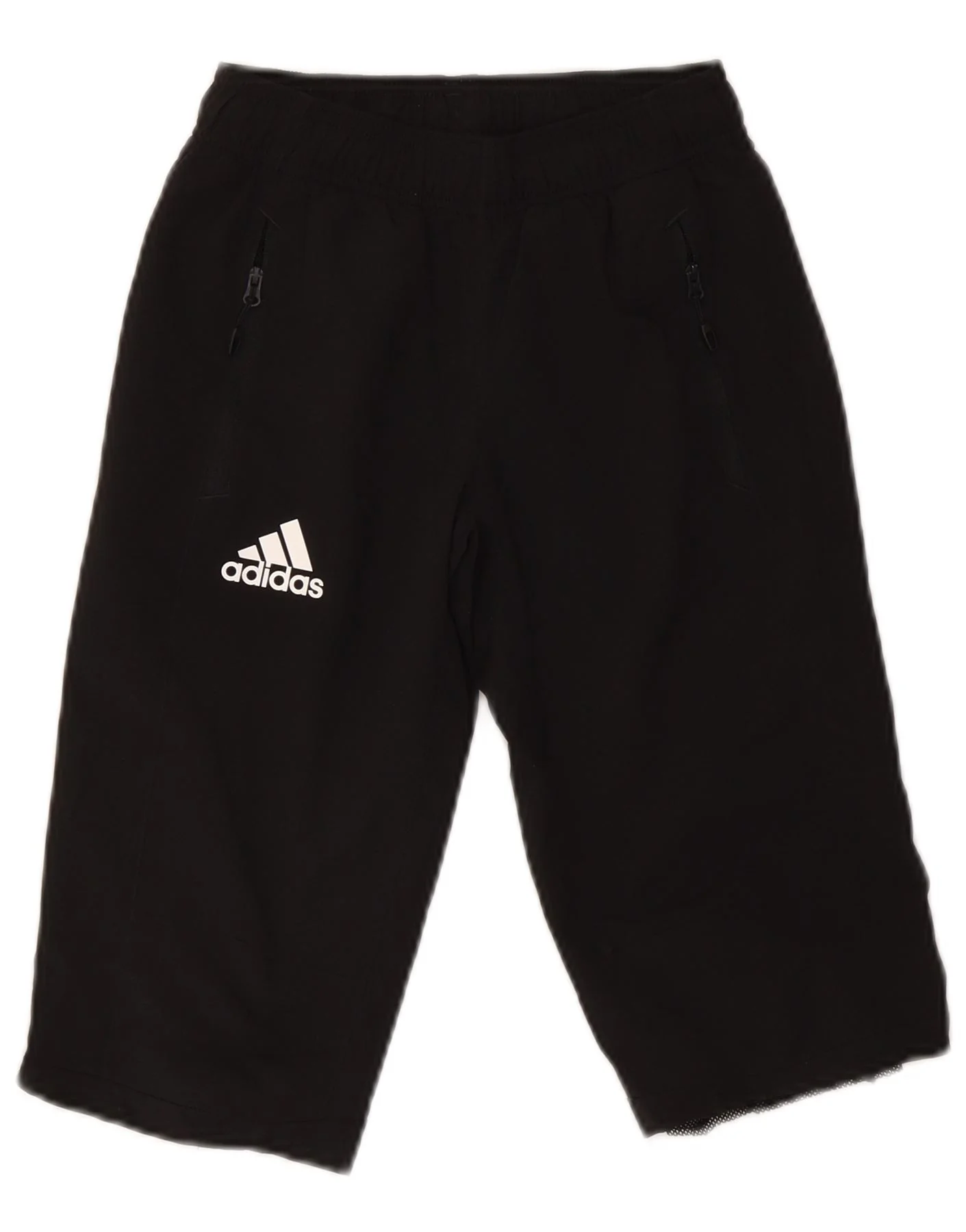 Adidas Boys Bermuda Sport Shorts 9-10 Years Black Polyester
