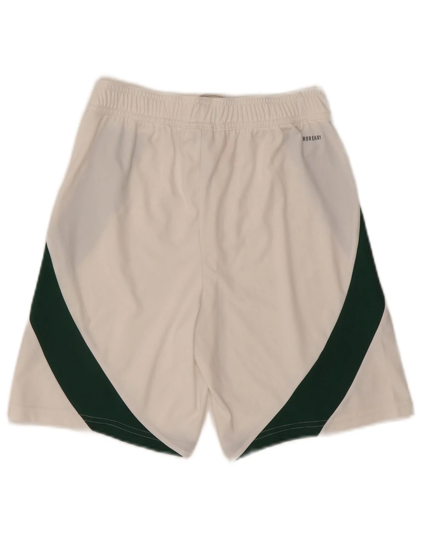 Adidas Boys Boston Celtics Sport Shorts 13-14 Years White Colourblock - Image 2