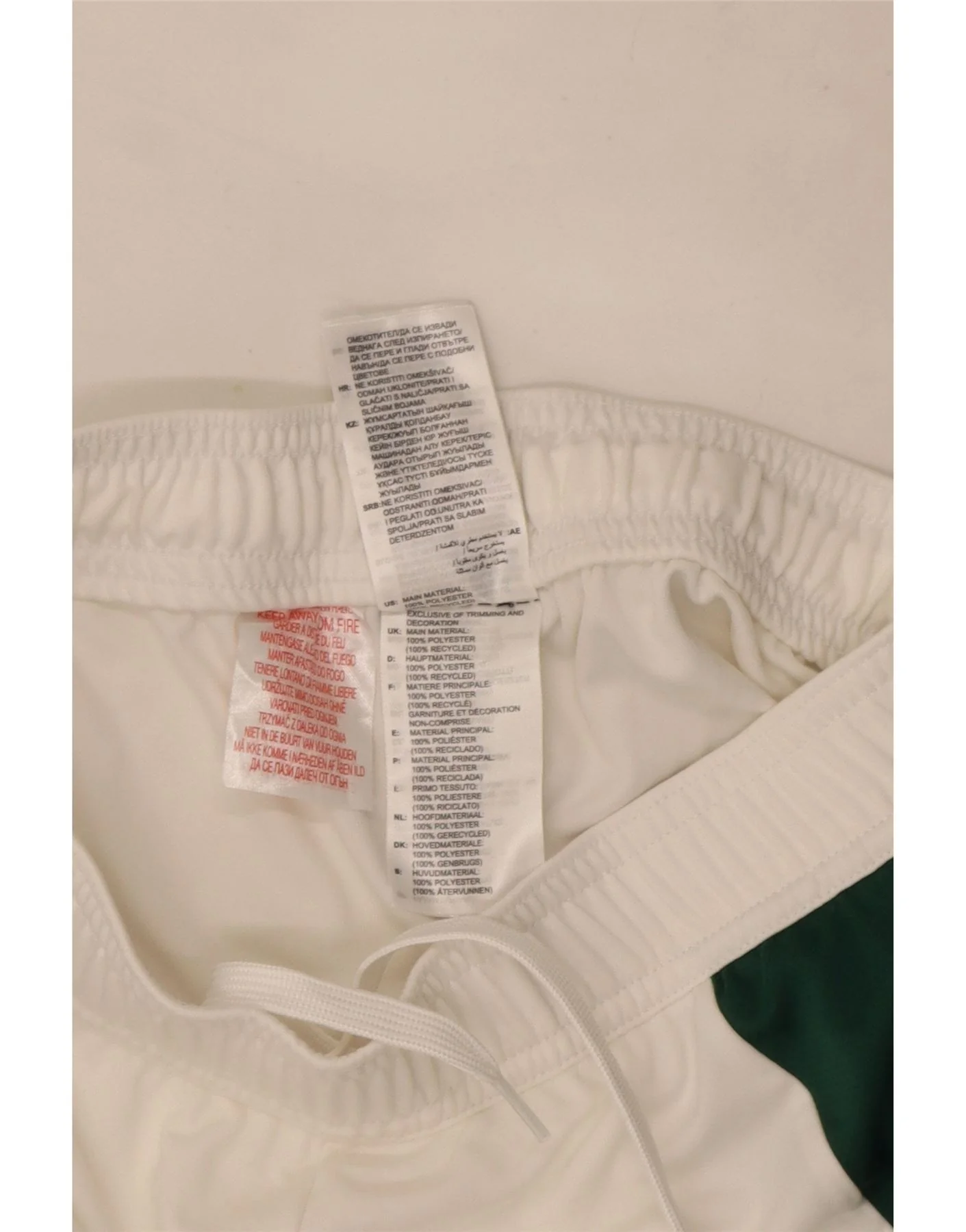 Adidas Boys Boston Celtics Sport Shorts 13-14 Years White Colourblock - Image 3