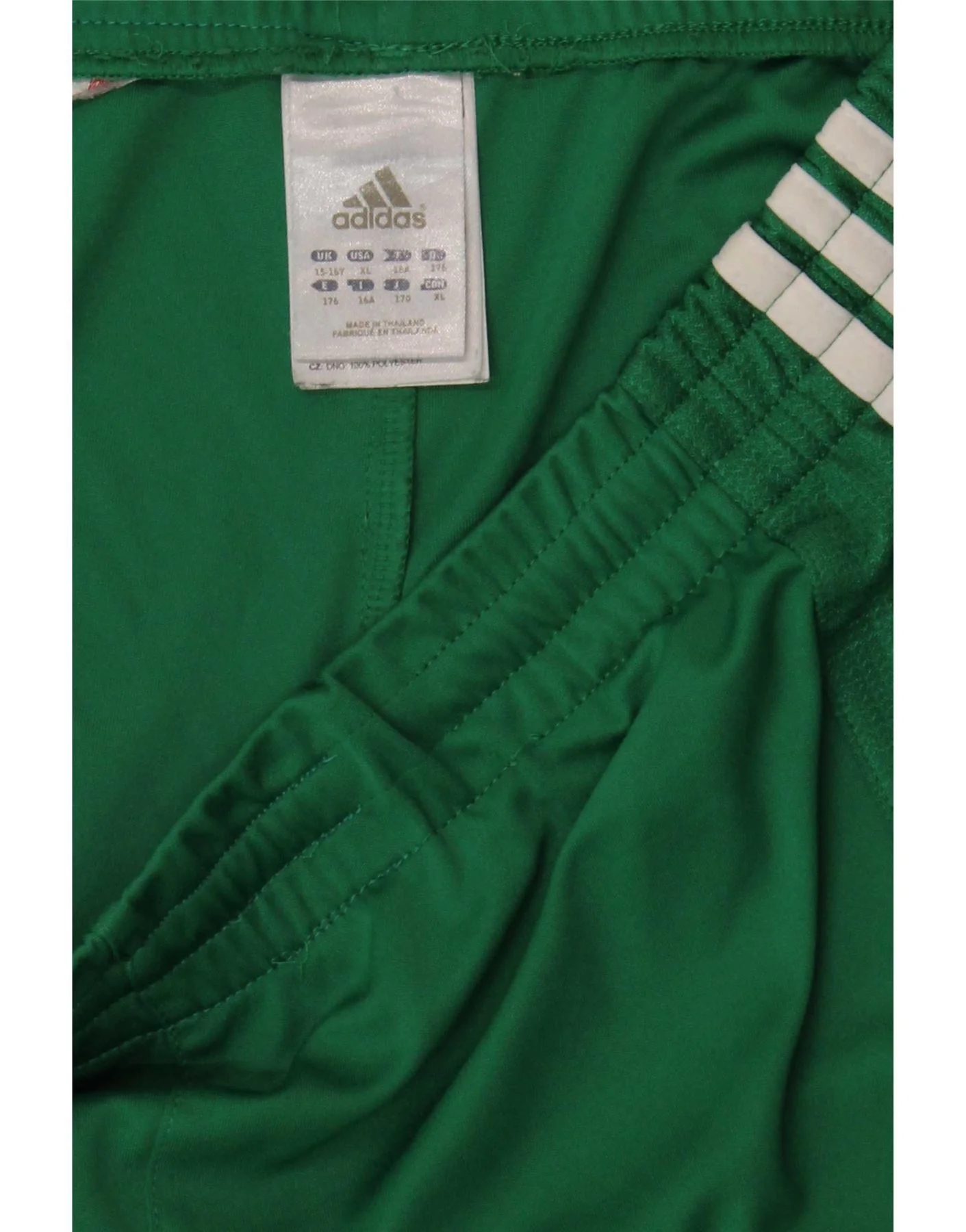 Adidas Boys Celtics Sport Shorts 15-16 Years Green Colourblock Polyester - Image 3