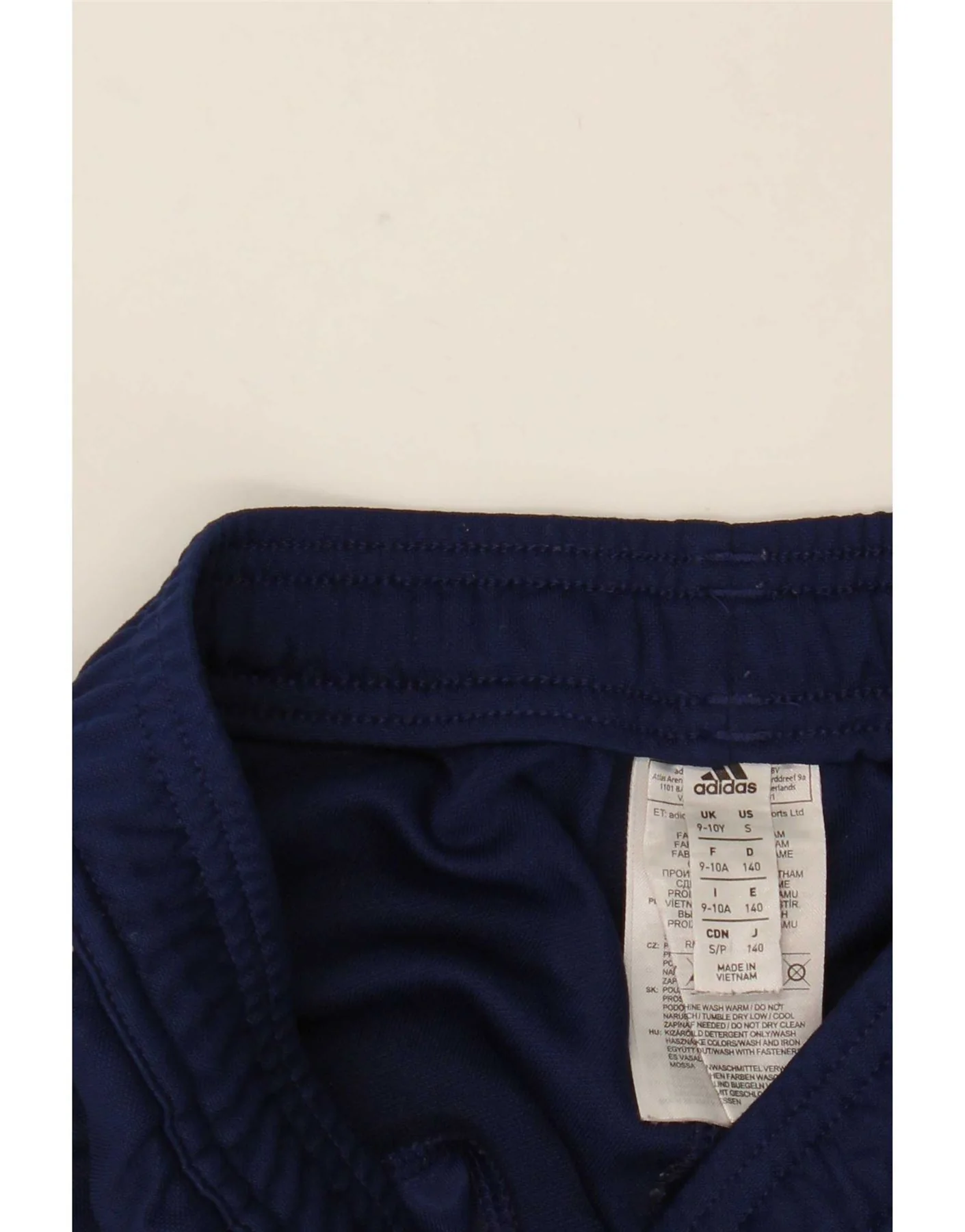 Adidas Boys Climacool Tracksuit Trousers 9-10 Years Navy Blue Polyester - Image 4