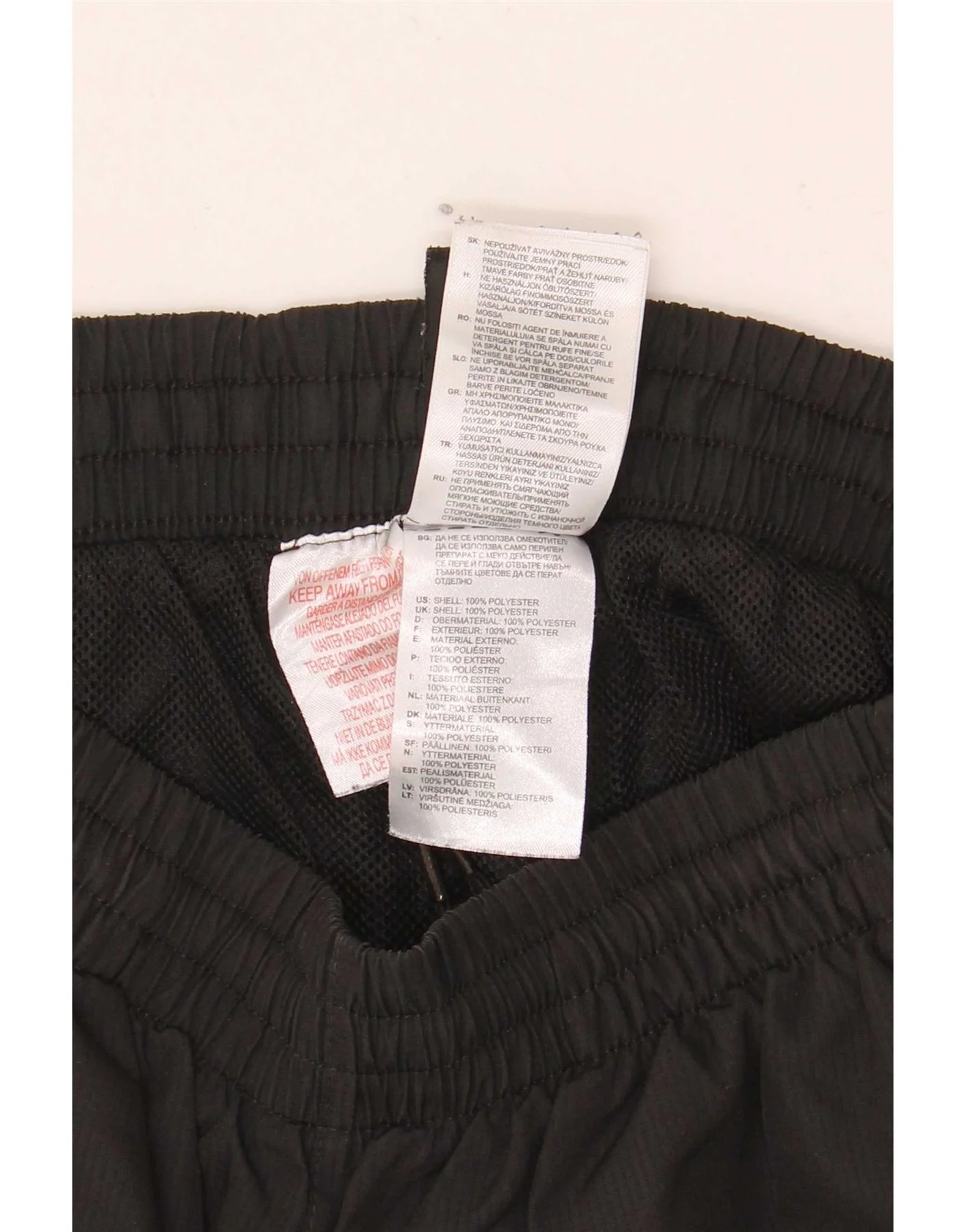 Adidas Boys Climalite Bermuda Sport Shorts 15-16 Years Black Polyester - Image 3