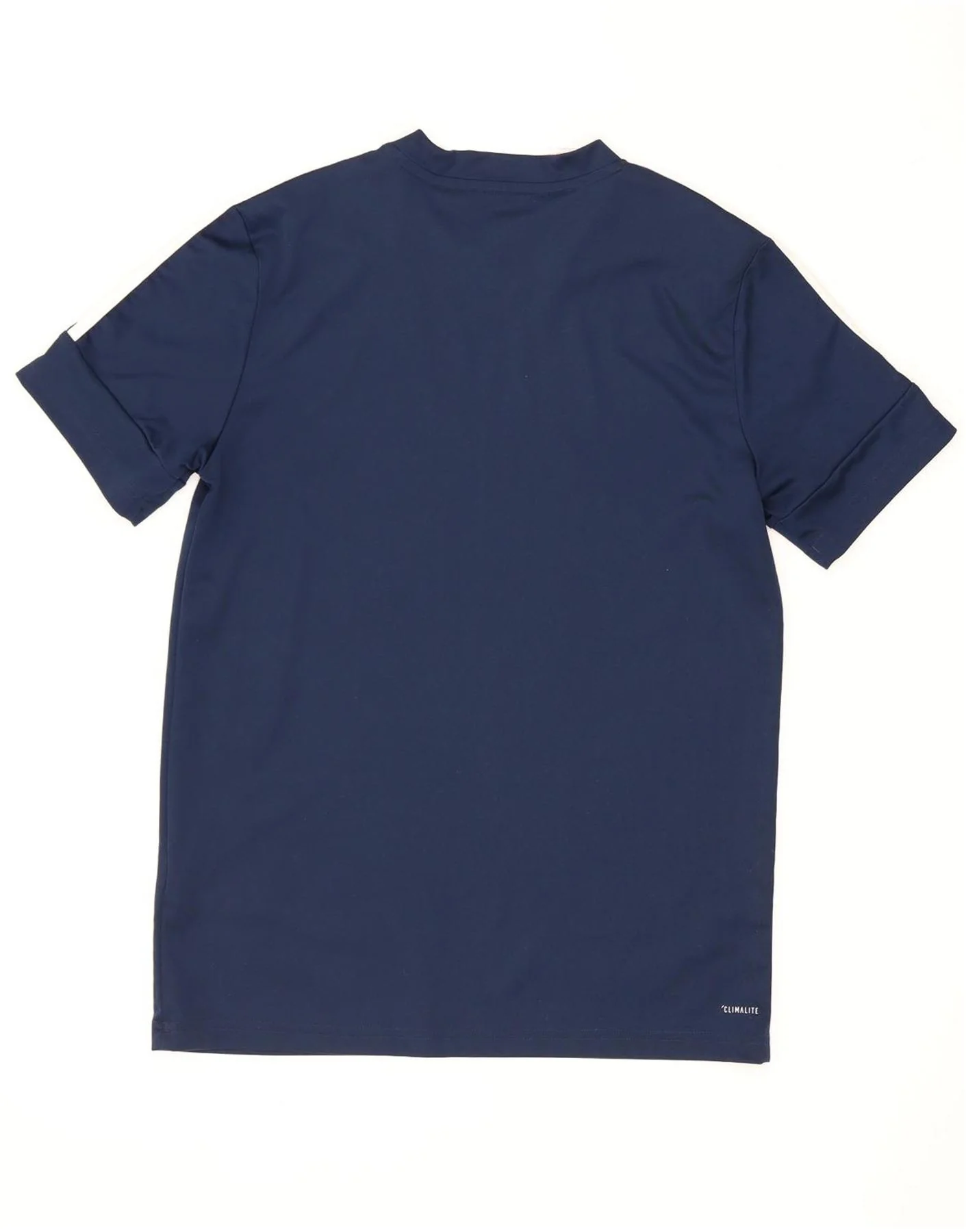 Adidas Boys Climalite Graphic T-Shirt Top 13-14 Years Large Navy Blue - Image 2