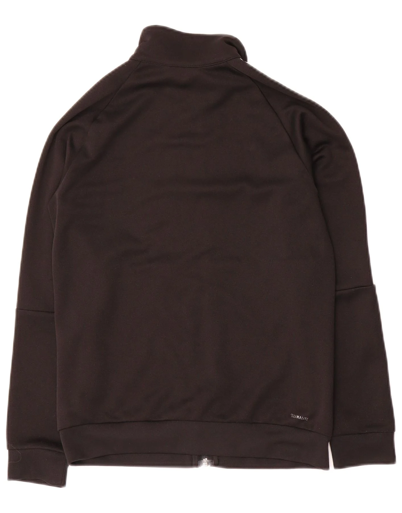 Adidas Boys Climalite Tracksuit Top Jacket 11-12 Years Black Polyester - Image 2