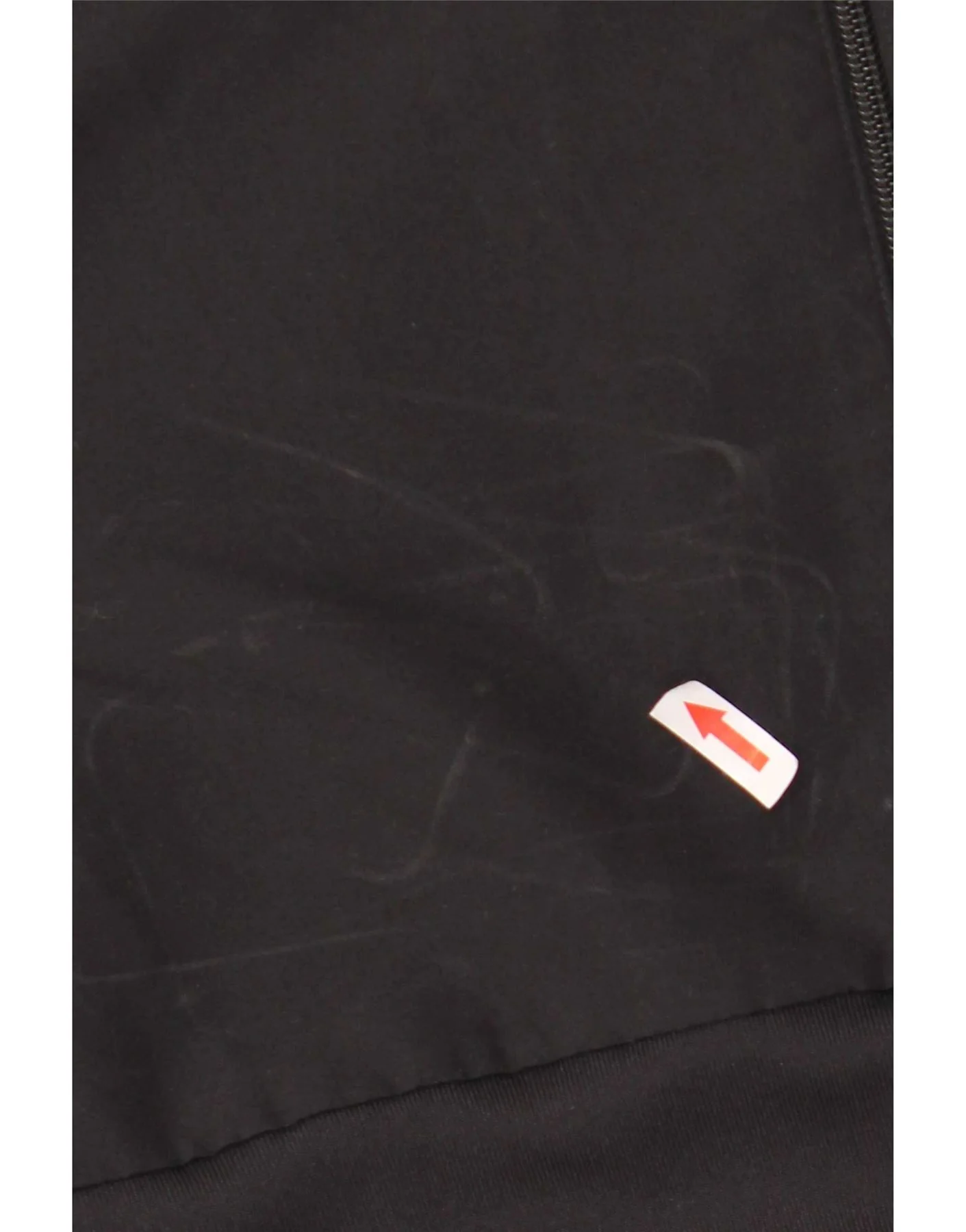 Adidas Boys Climalite Tracksuit Top Jacket 13-14 Years Black Polyester - Image 3