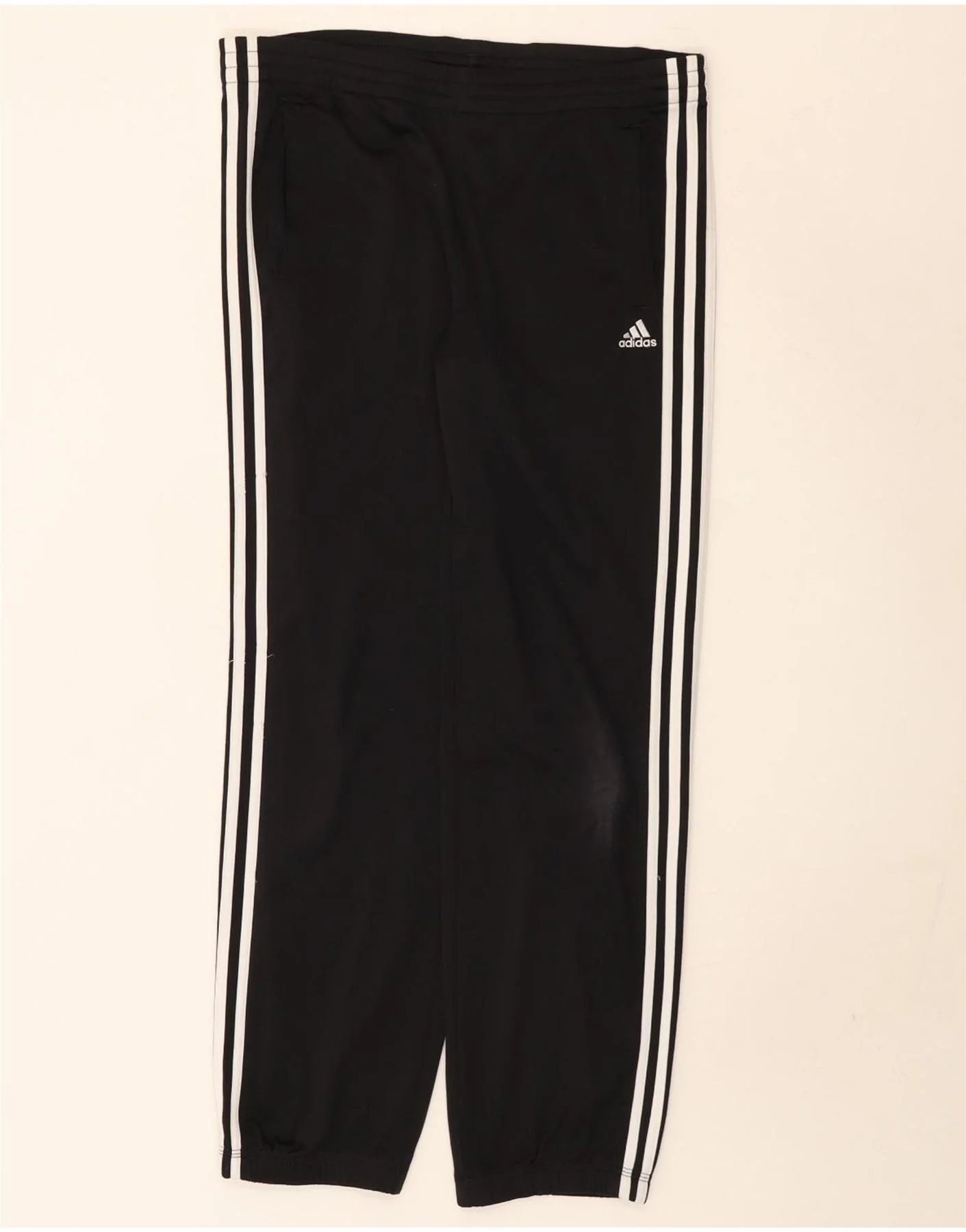 Adidas Boys Climalite Tracksuit Trousers Joggers 13-14 Years Black