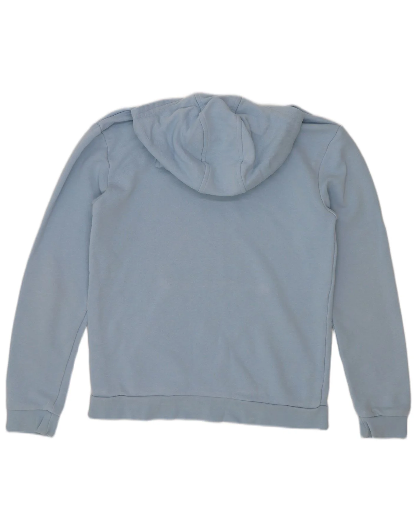 Adidas Boys Graphic Hoodie Jumper 11-12 Years Blue Cotton - Image 2