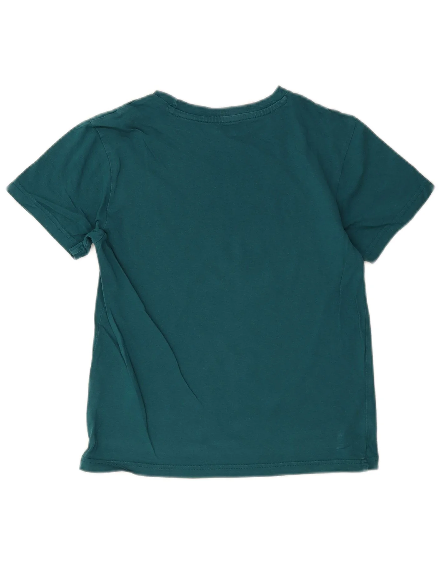 Adidas Boys Graphic T-Shirt Top 11-12 Years Green Cotton - Image 2