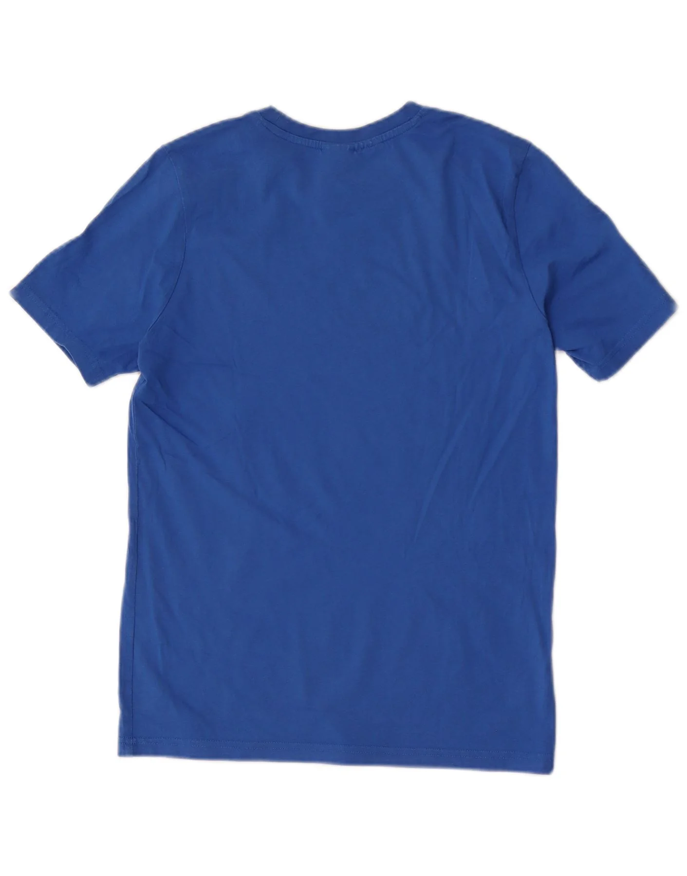 Adidas Boys Graphic T-Shirt Top 13-14 Years Blue Cotton - Image 2