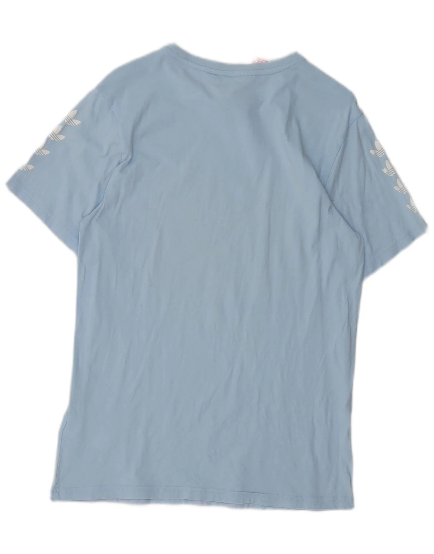 Adidas Boys Graphic T-Shirt Top 15-16 Years Blue Cotton - Image 2
