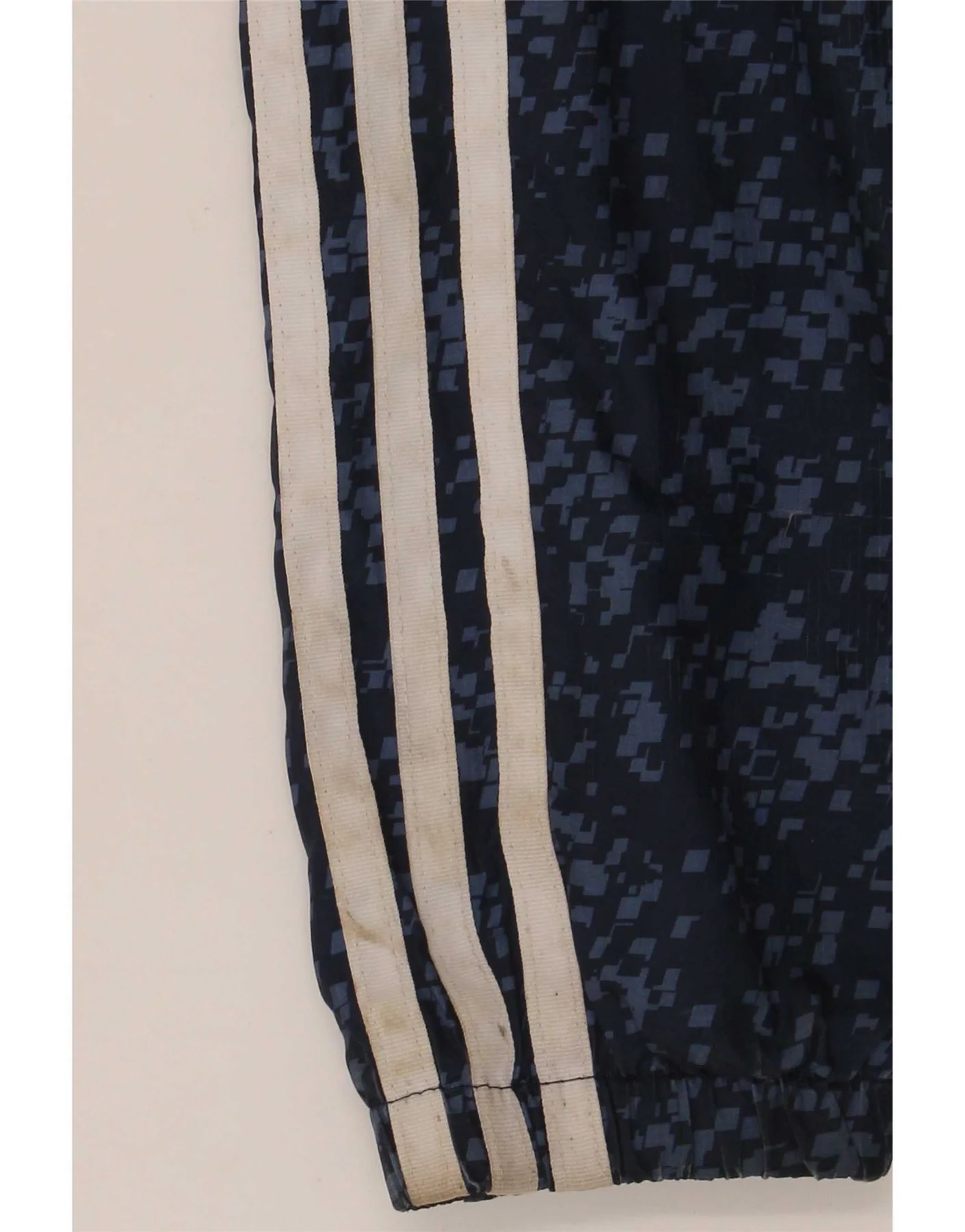 Adidas Boys Hooded Tracksuit Top Jacket 13-14 Years Navy Blue Polyester - Image 7