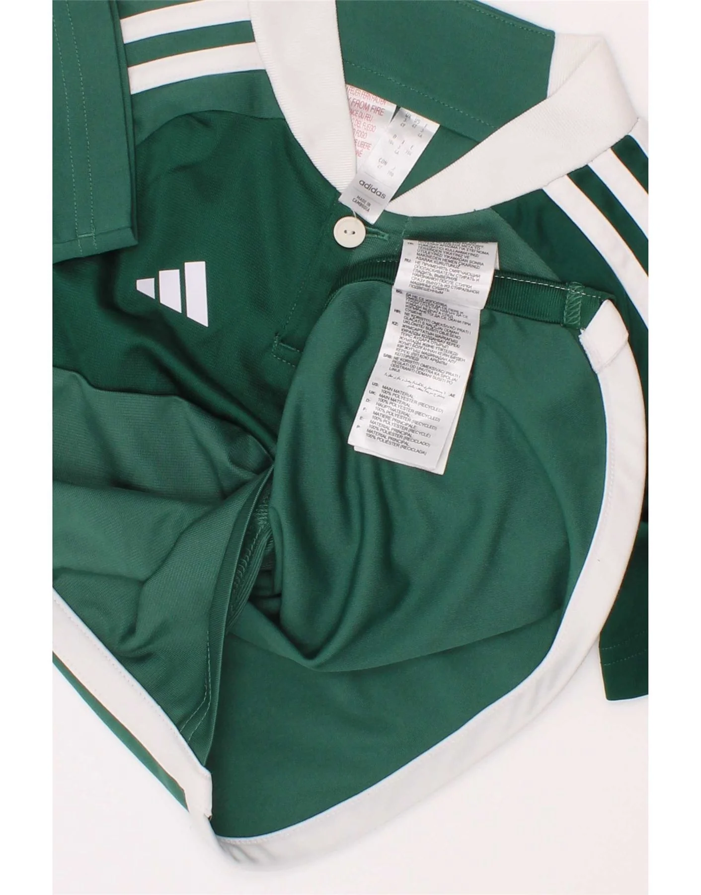 Adidas Boys Northern Ireland Schools T-Shirt Top 3-4 Years Green - Image 3