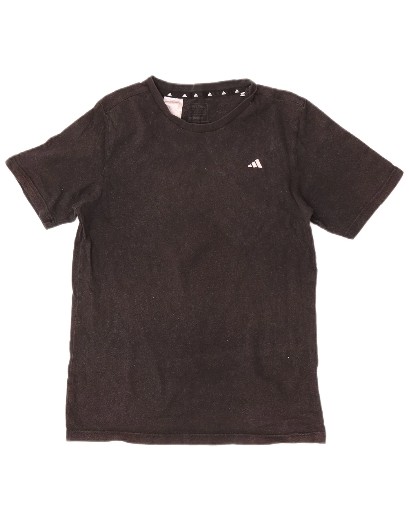 Adidas Boys T-Shirt Top 13-14 Years Black