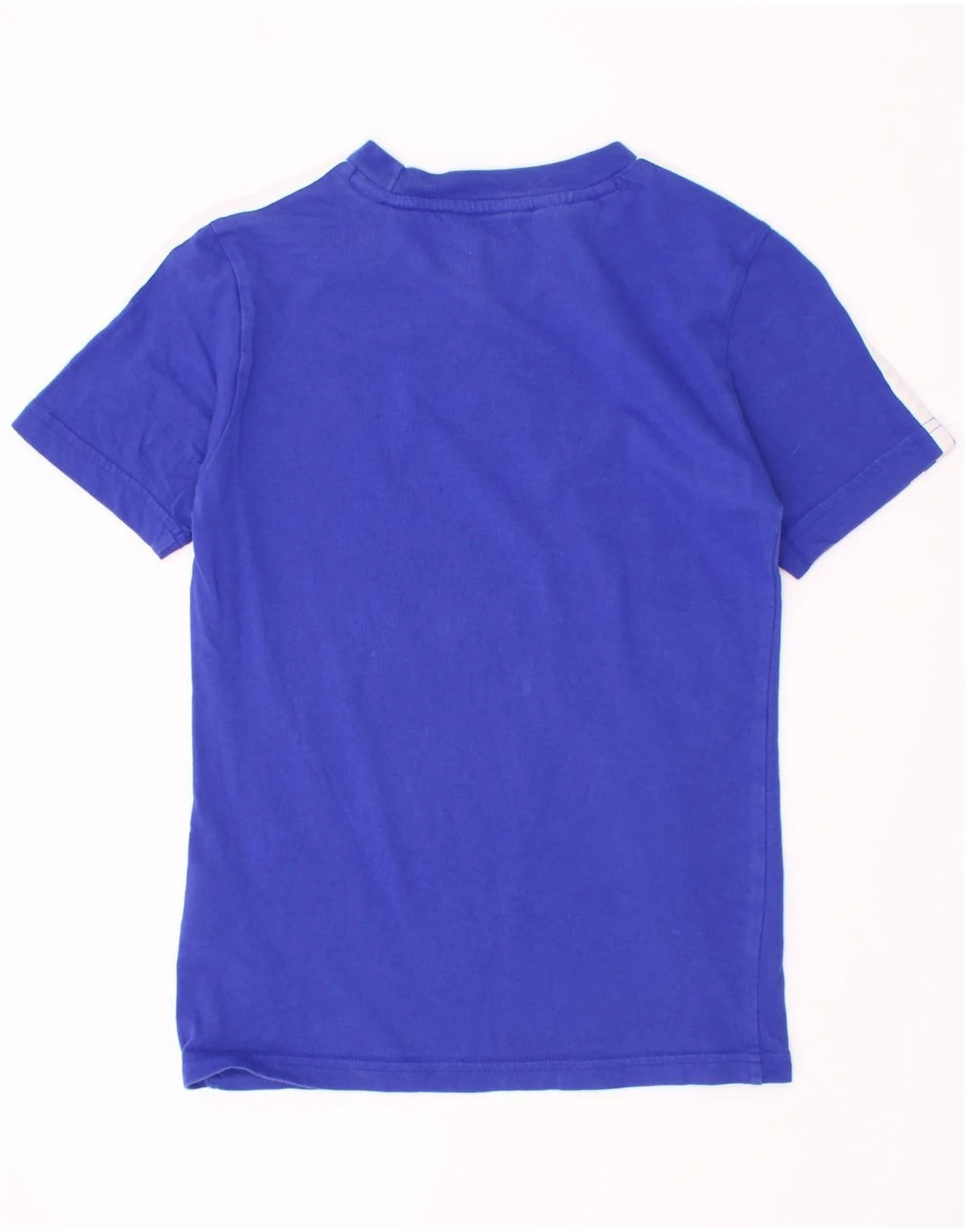 Adidas Boys T-Shirt Top 9-10 Years Blue Cotton - Image 2