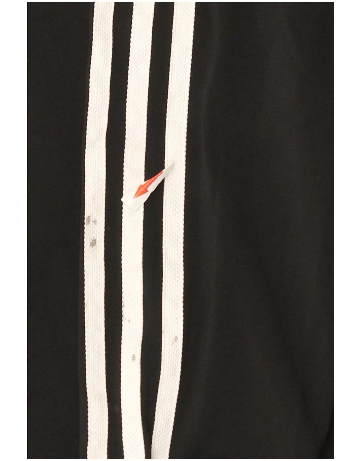 Adidas Boys Tracksuit Top Jacket 15-16 Years Black Polyester - Image 3
