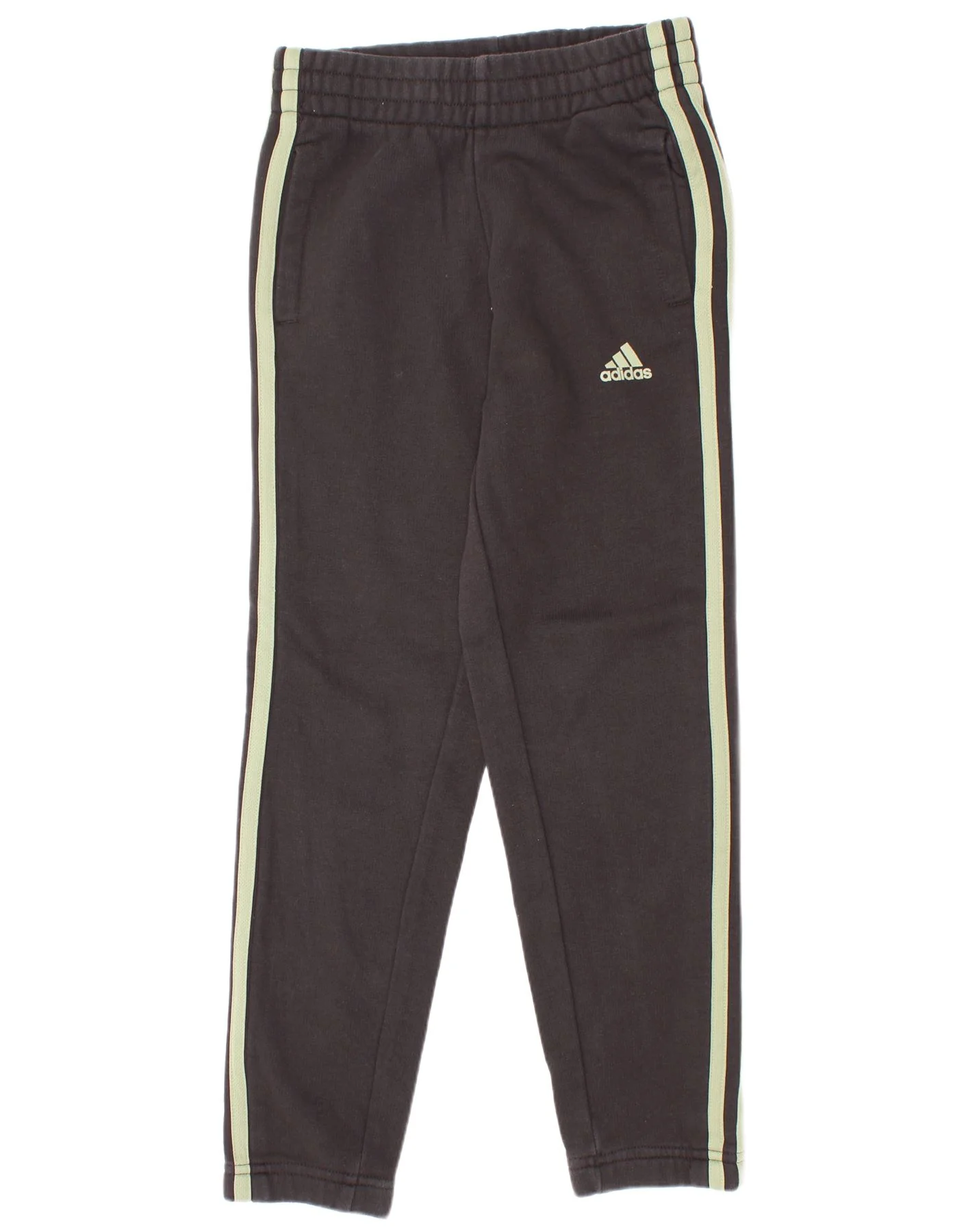 Adidas Boys Tracksuit Trousers 7-8 Years Black