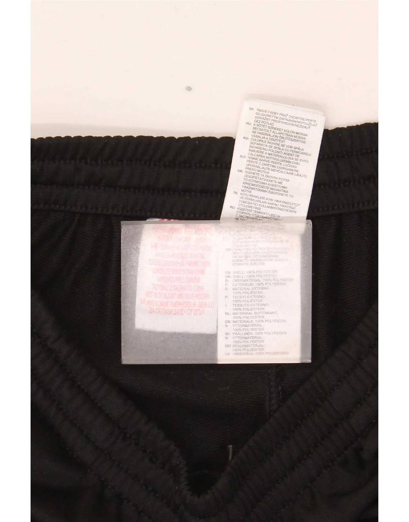 Adidas Boys Tracksuit Trousers Joggers 13-14 Years Black Polyester - Image 5