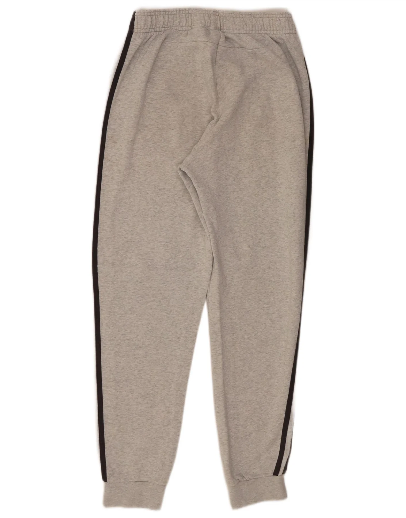 Adidas Boys Tracksuit Trousers Joggers 13-14 Years Grey Flecked Cotton - Image 2