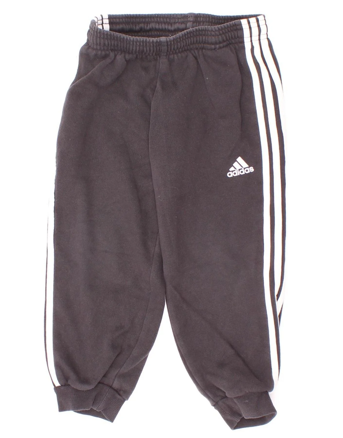 Adidas Boys Tracksuit Trousers Joggers 3-4 Years Black Cotton
