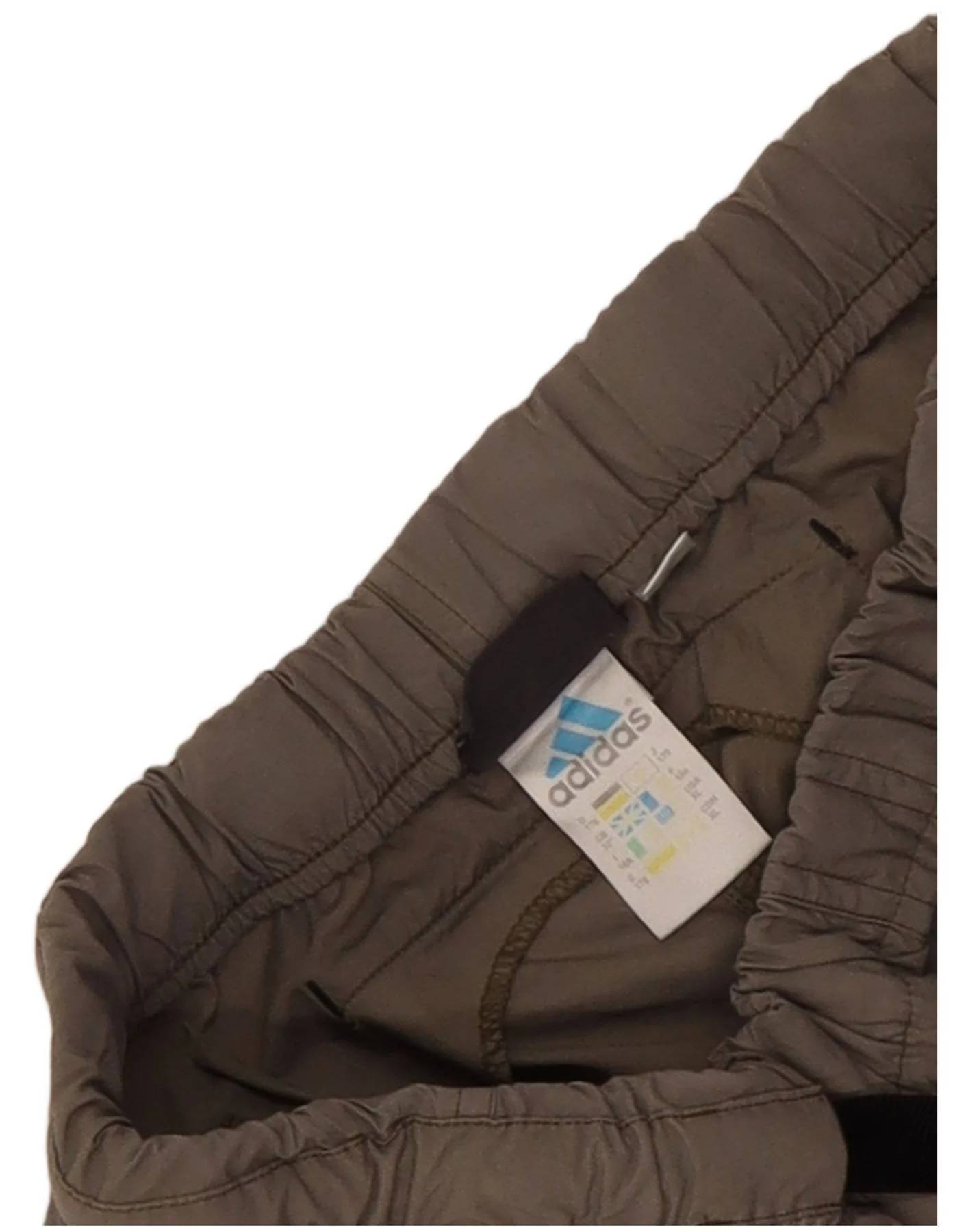 Adidas Boys Waterproof Trousers 13-14 Years Grey Colourblock Polyamide - Image 4