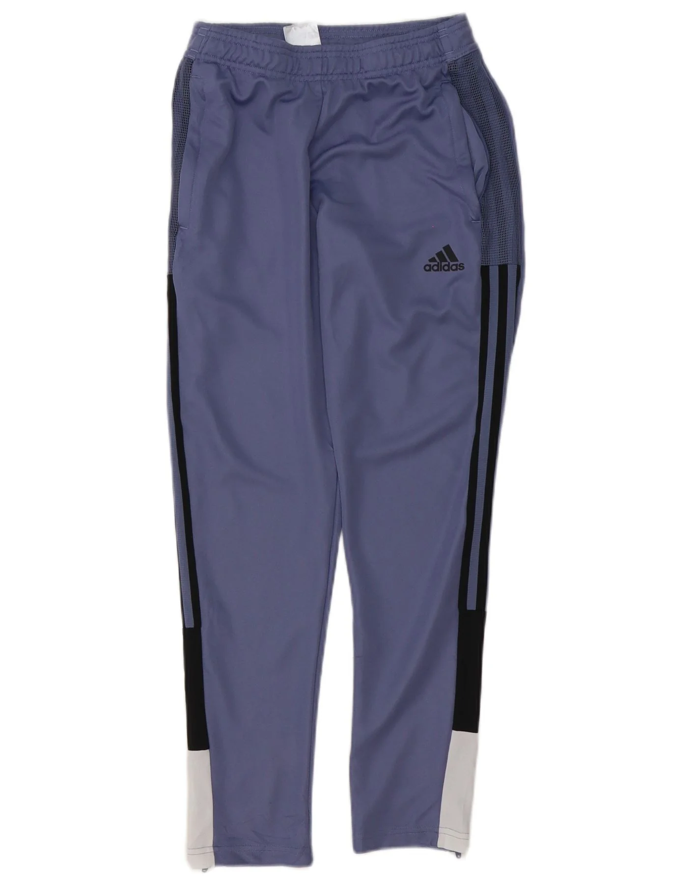 Adidas Girls Aeroready Tracksuit Trousers 11-12 Years Purple Colourblock