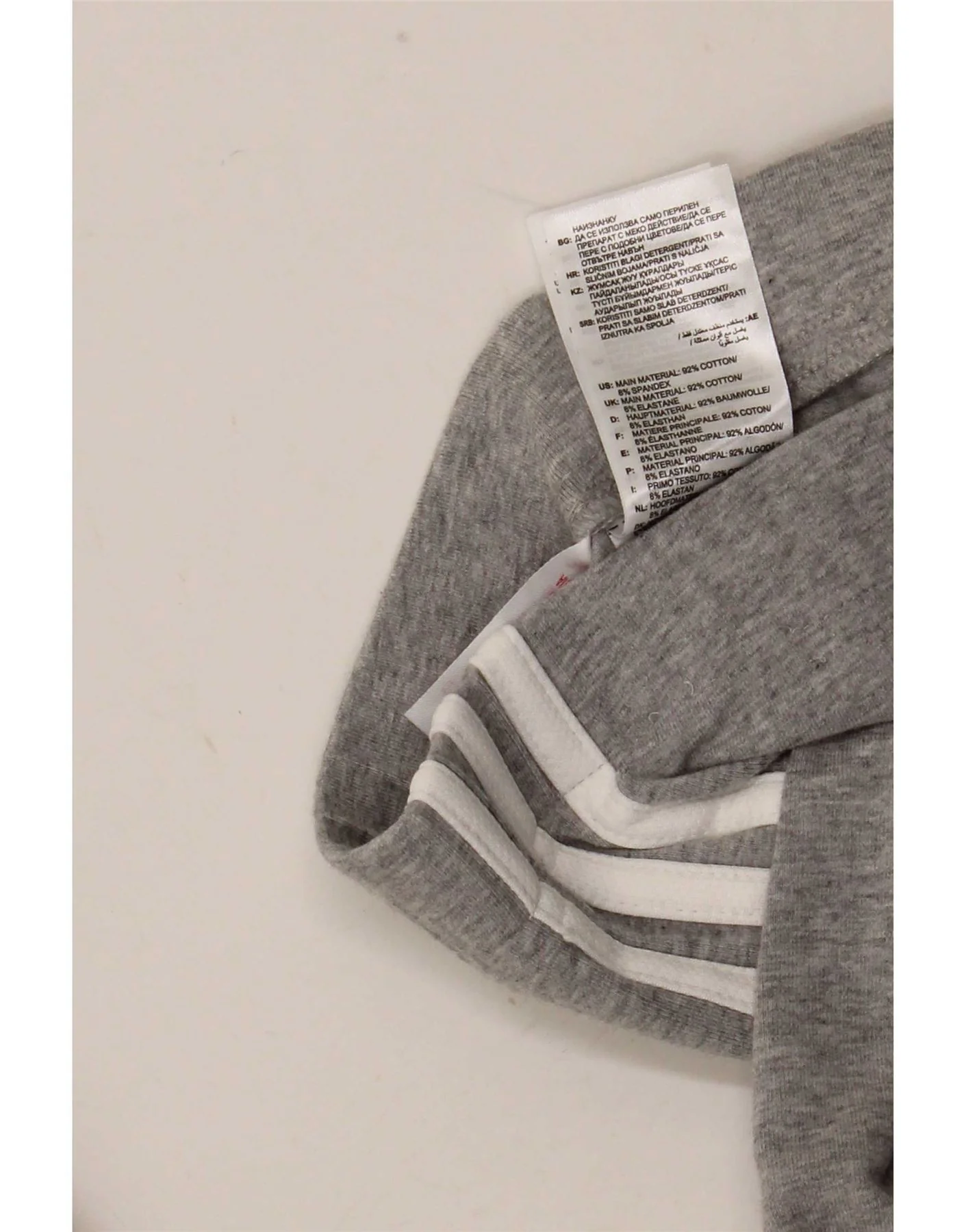 Adidas Girls Leggings 11-12 Years Grey Cotton - Image 5