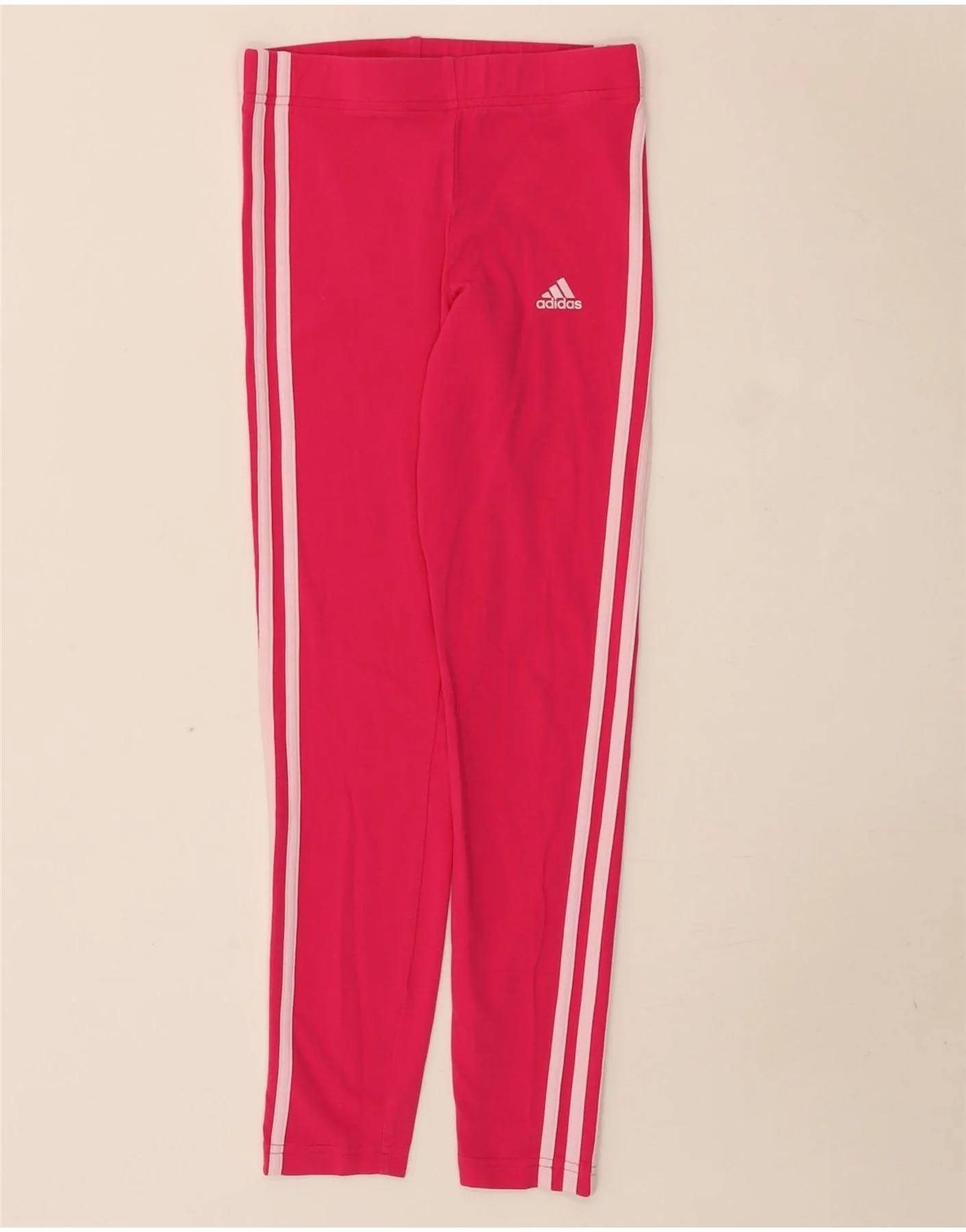 Adidas Girls Leggings 11-12 Years Pink