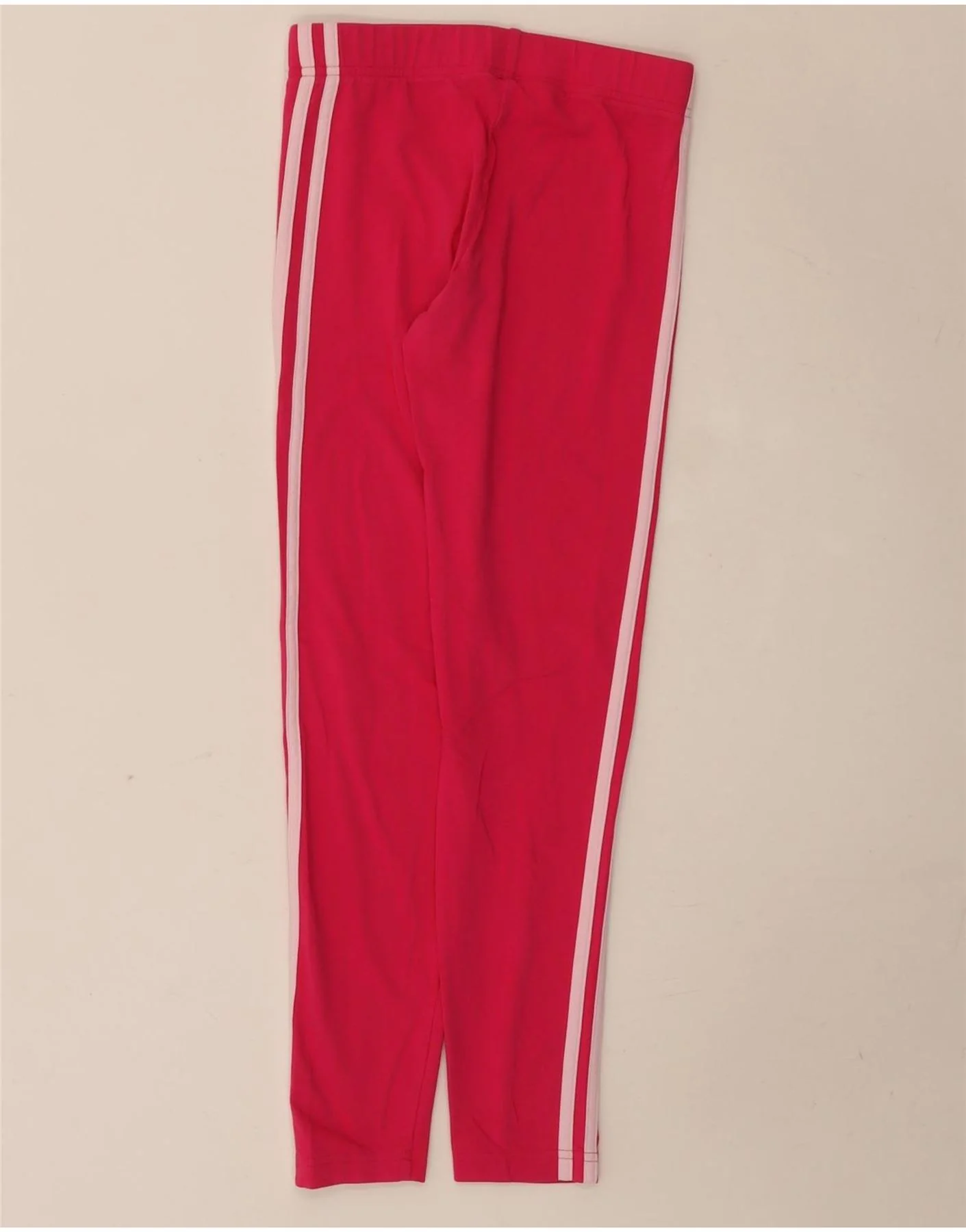Adidas Girls Leggings 11-12 Years Pink - Image 2