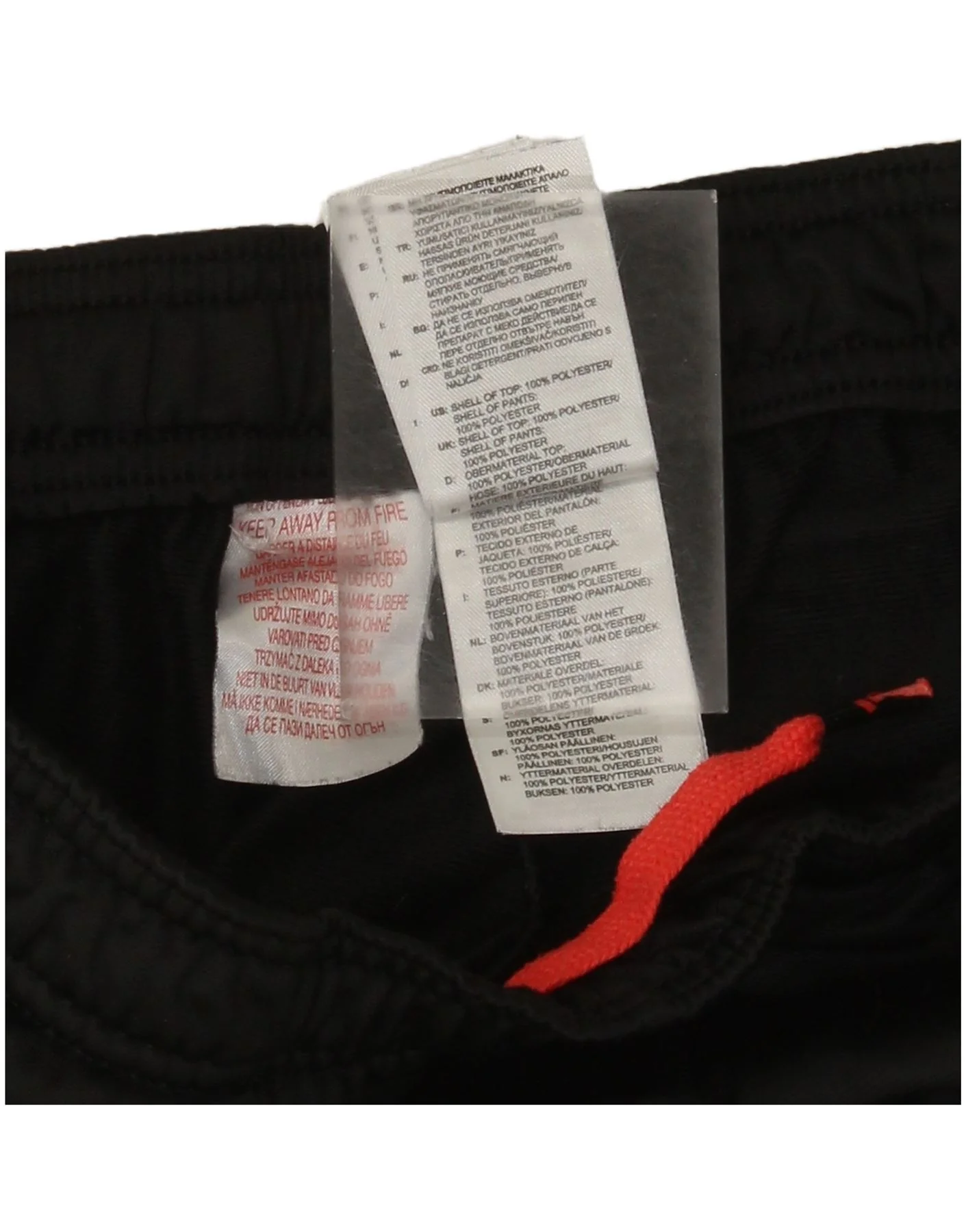 Adidas Girls Tracksuit Trousers 15-16 Years Black Polyester - Image 3