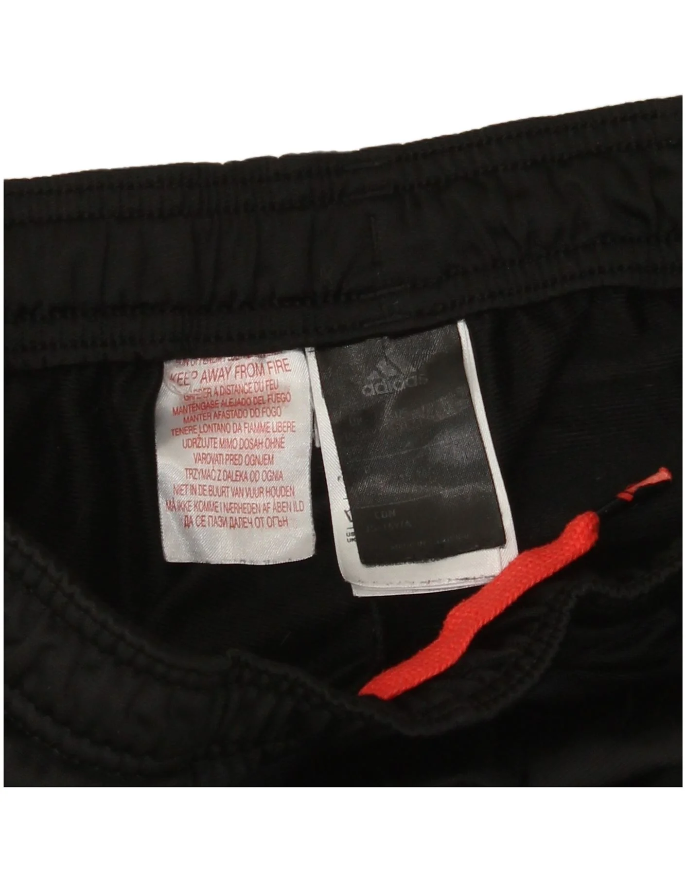 Adidas Girls Tracksuit Trousers 15-16 Years Black Polyester - Image 4
