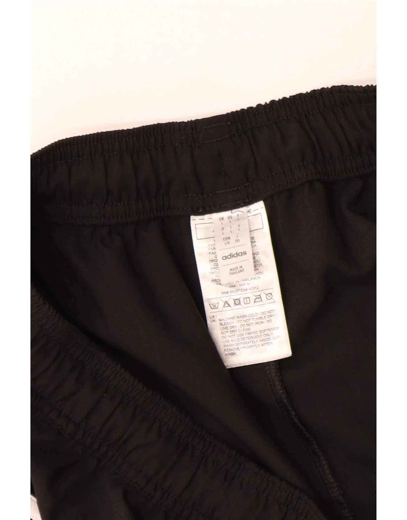 Adidas Mens Aeroready Graphic Sport Shorts Large Black Polyester - Image 3