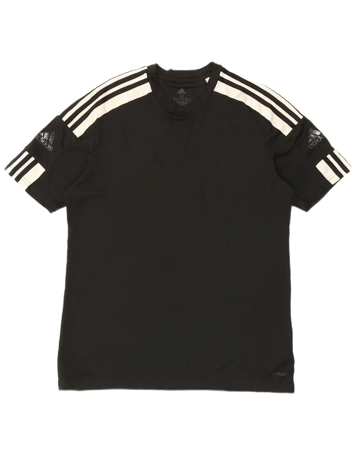 Adidas Mens Aeroready Graphic T-Shirt Top Medium Black Colourblock