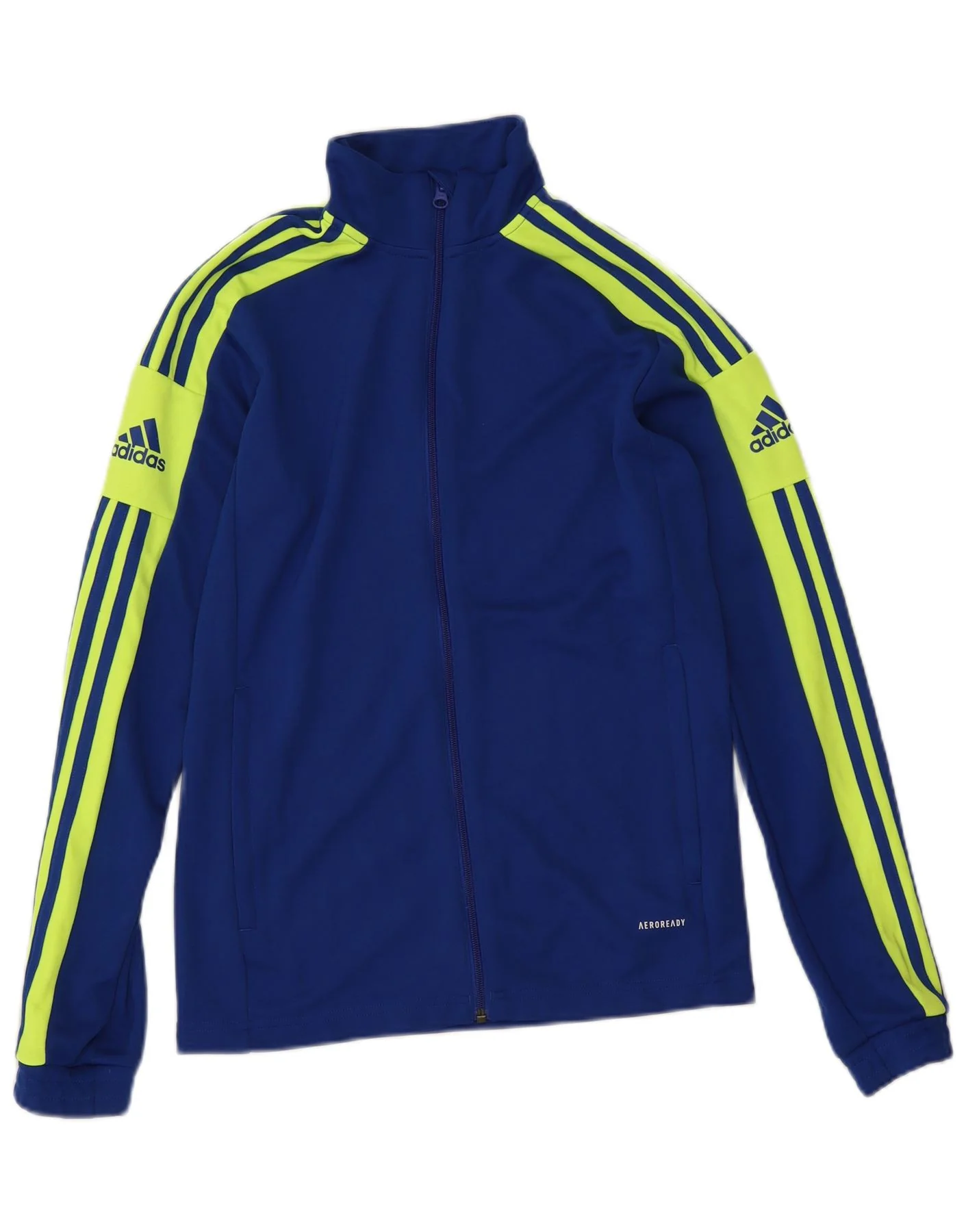 Adidas Mens Aeroready Graphic Tracksuit Top Jacket Small Blue Colourblock