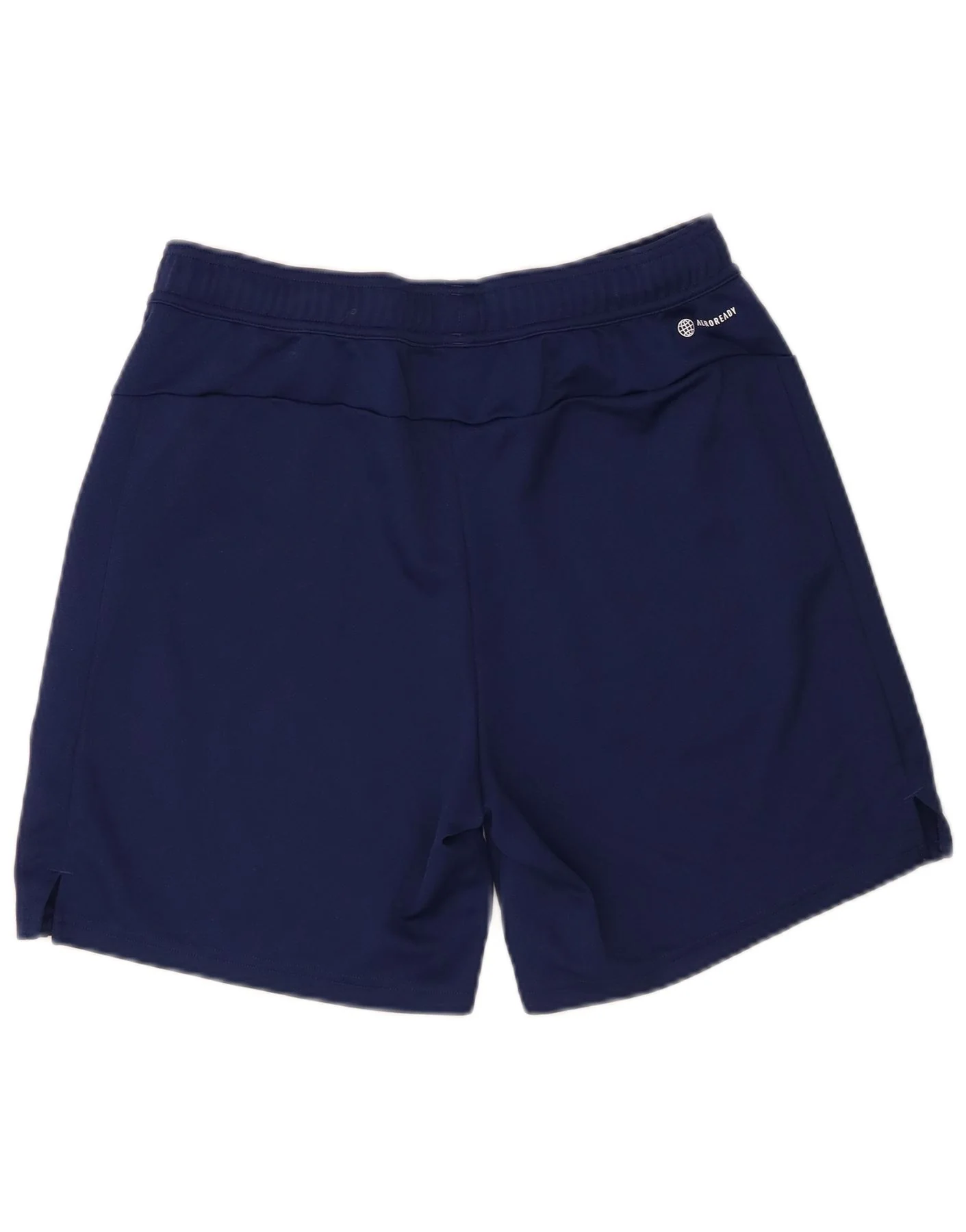 Adidas Mens Aeroready Regular Fit Sport Shorts Large Navy Blue Polyester - Image 2