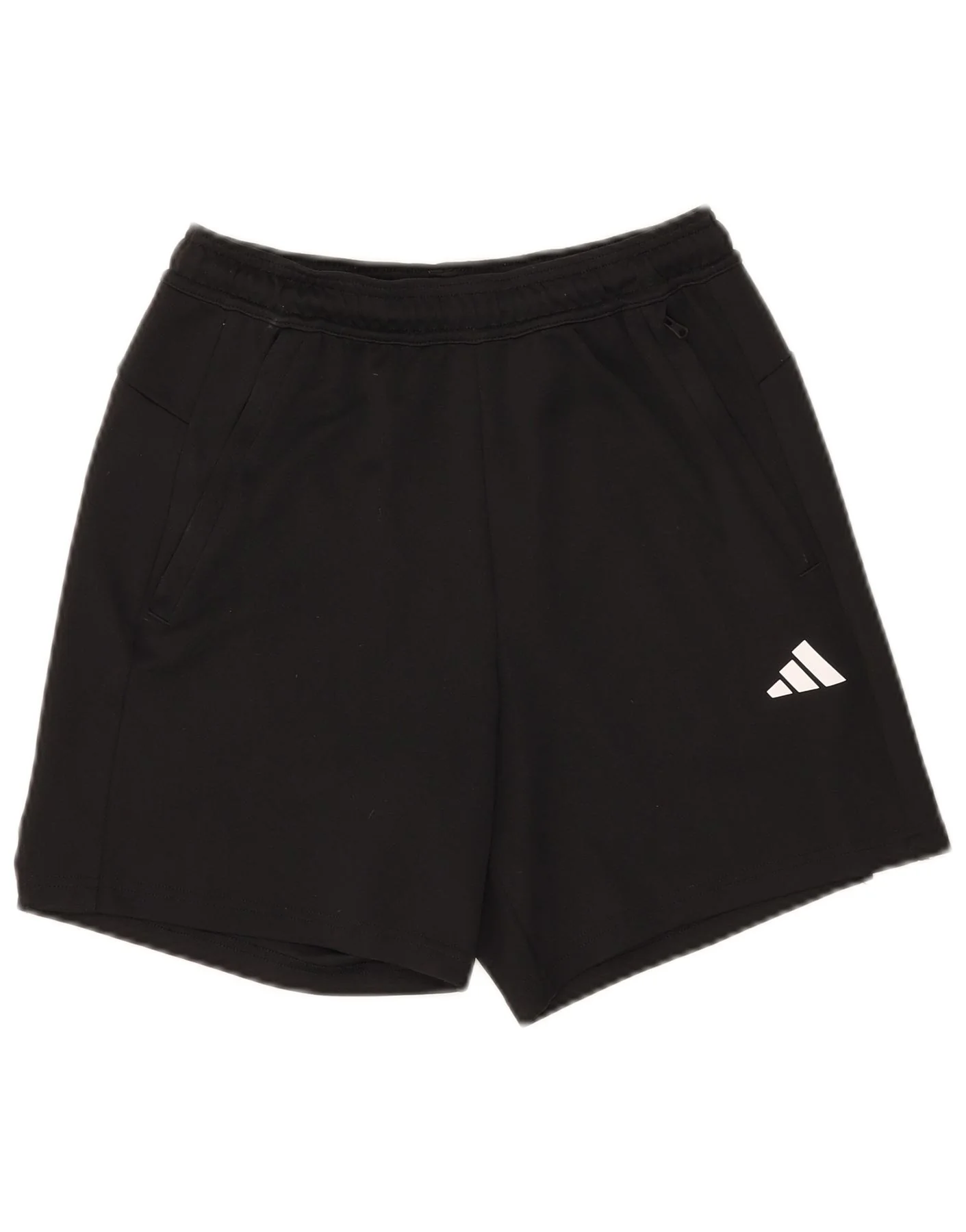 Adidas Mens Aeroready Regular Fit Sport Shorts Small Black Polyester