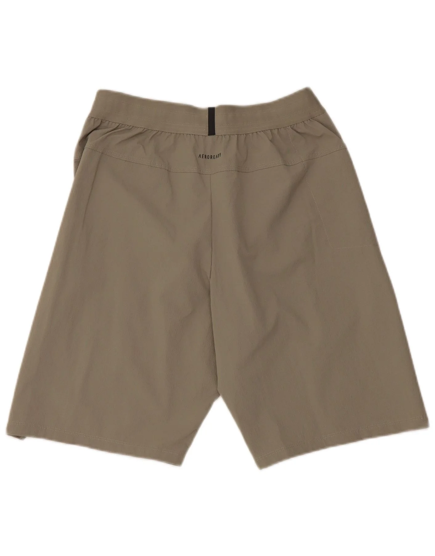 Adidas Mens Aeroready Regular Fit Sport Shorts Small Grey Nylon - Image 2