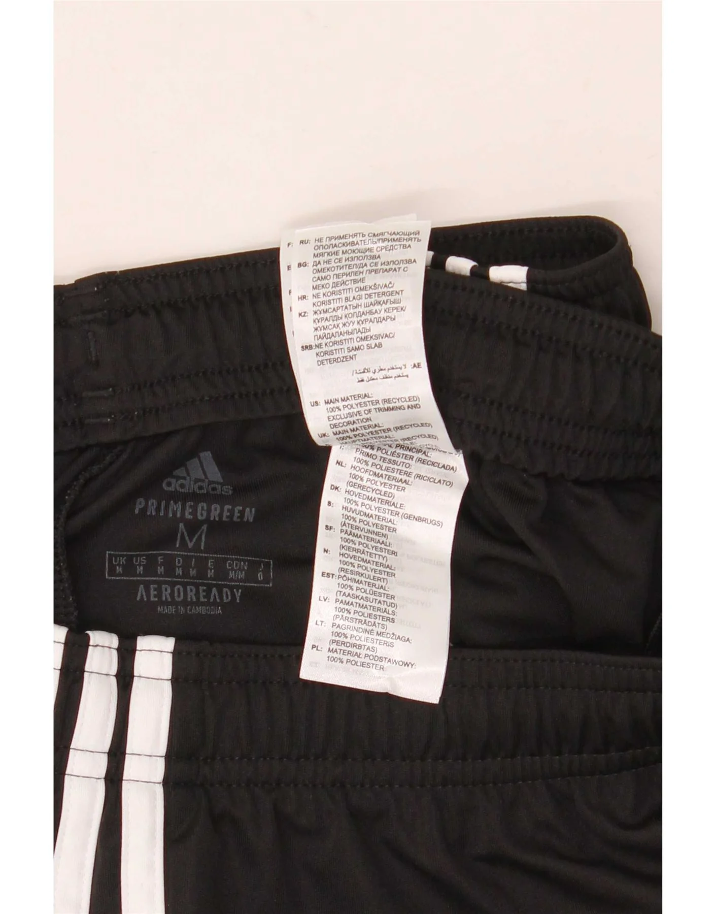 Adidas Mens Aeroready Sport Shorts Medium Black Polyester - Image 3