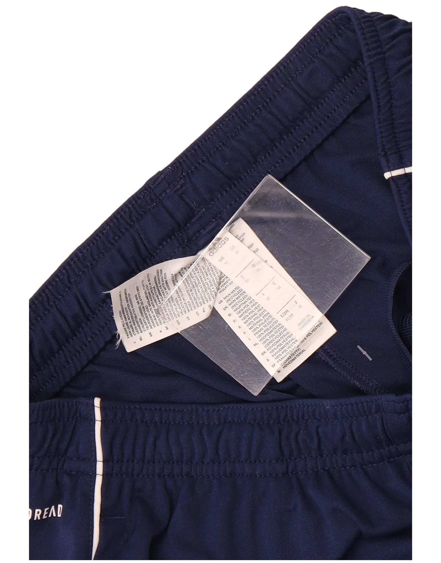 Adidas Mens Aeroready Sport Shorts Medium Navy Blue Polyester - Image 4