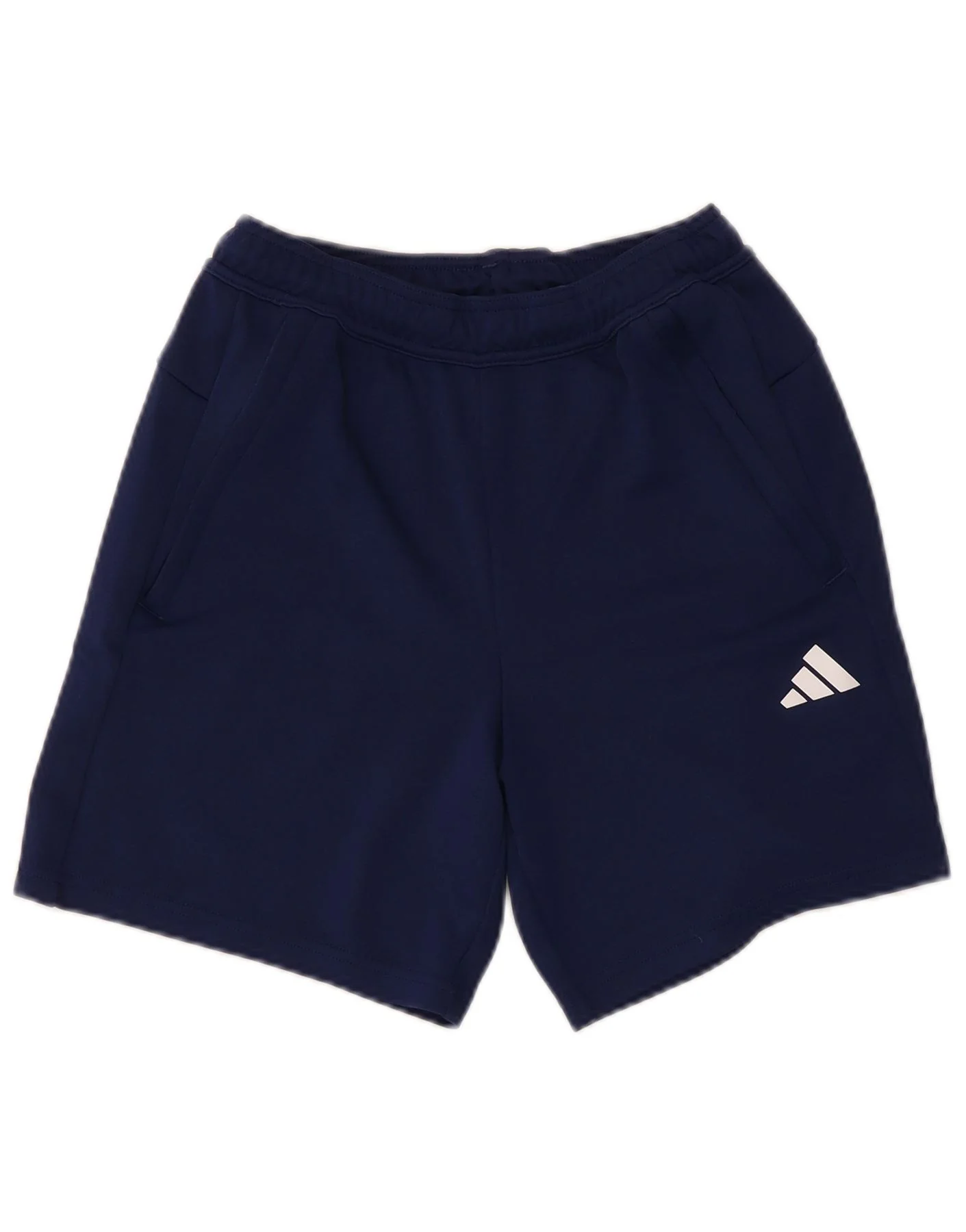 Adidas Mens Aeroready Sport Shorts Small Navy Blue Polyester