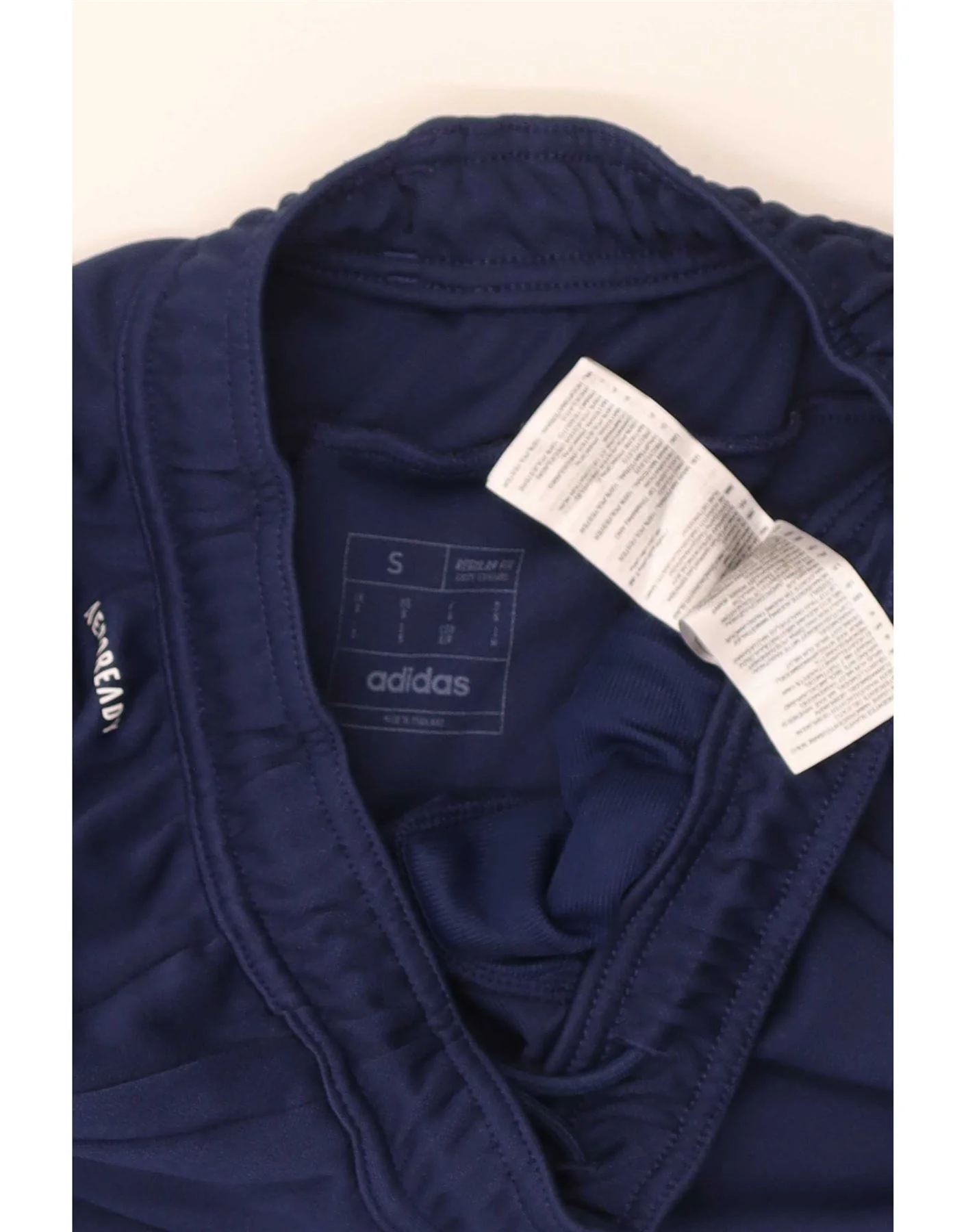 Adidas Mens Aeroready Sport Shorts Small Navy Blue Polyester - Image 3