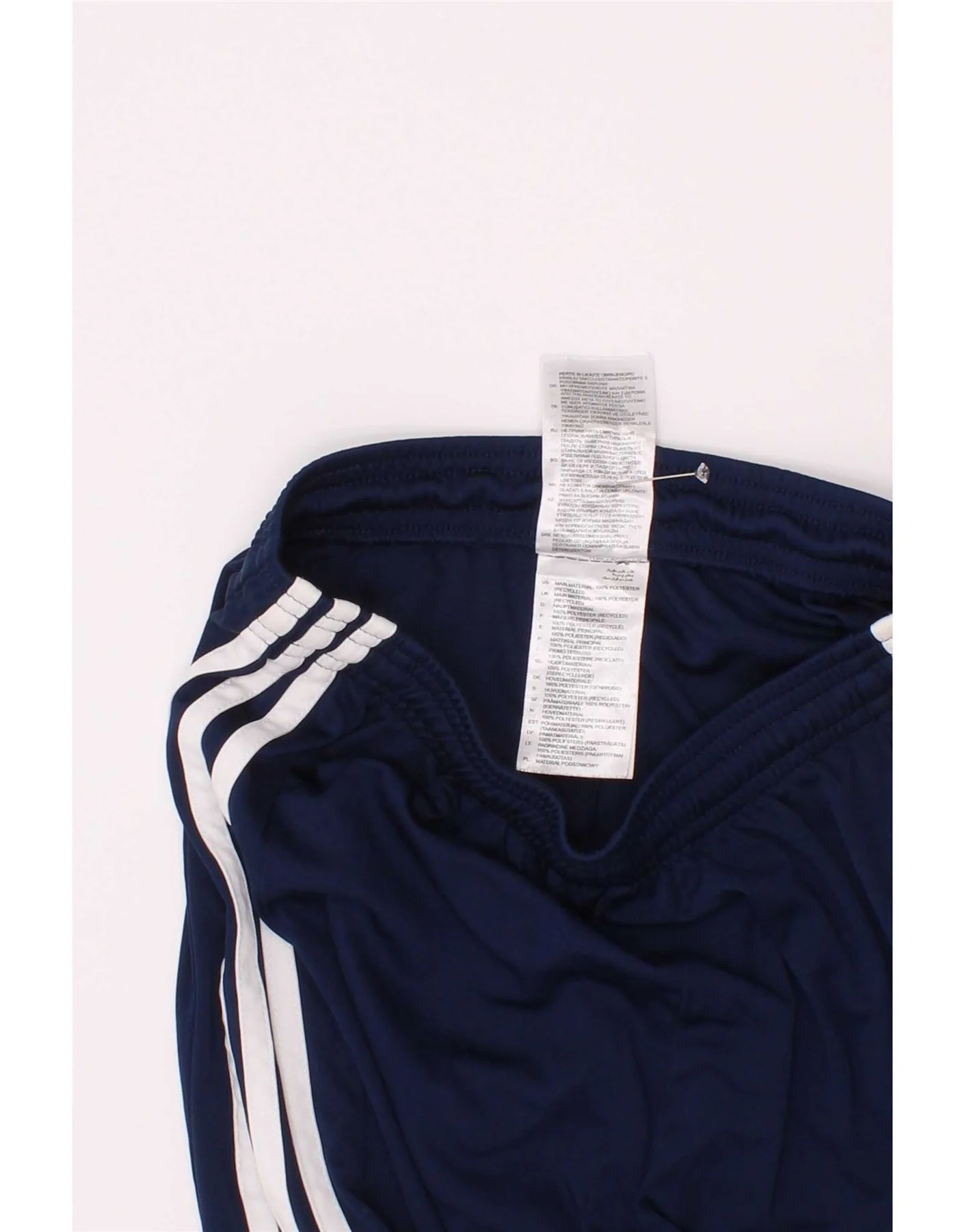 Adidas Mens Aeroready Sport Shorts XS Navy Blue Polyester - Image 3