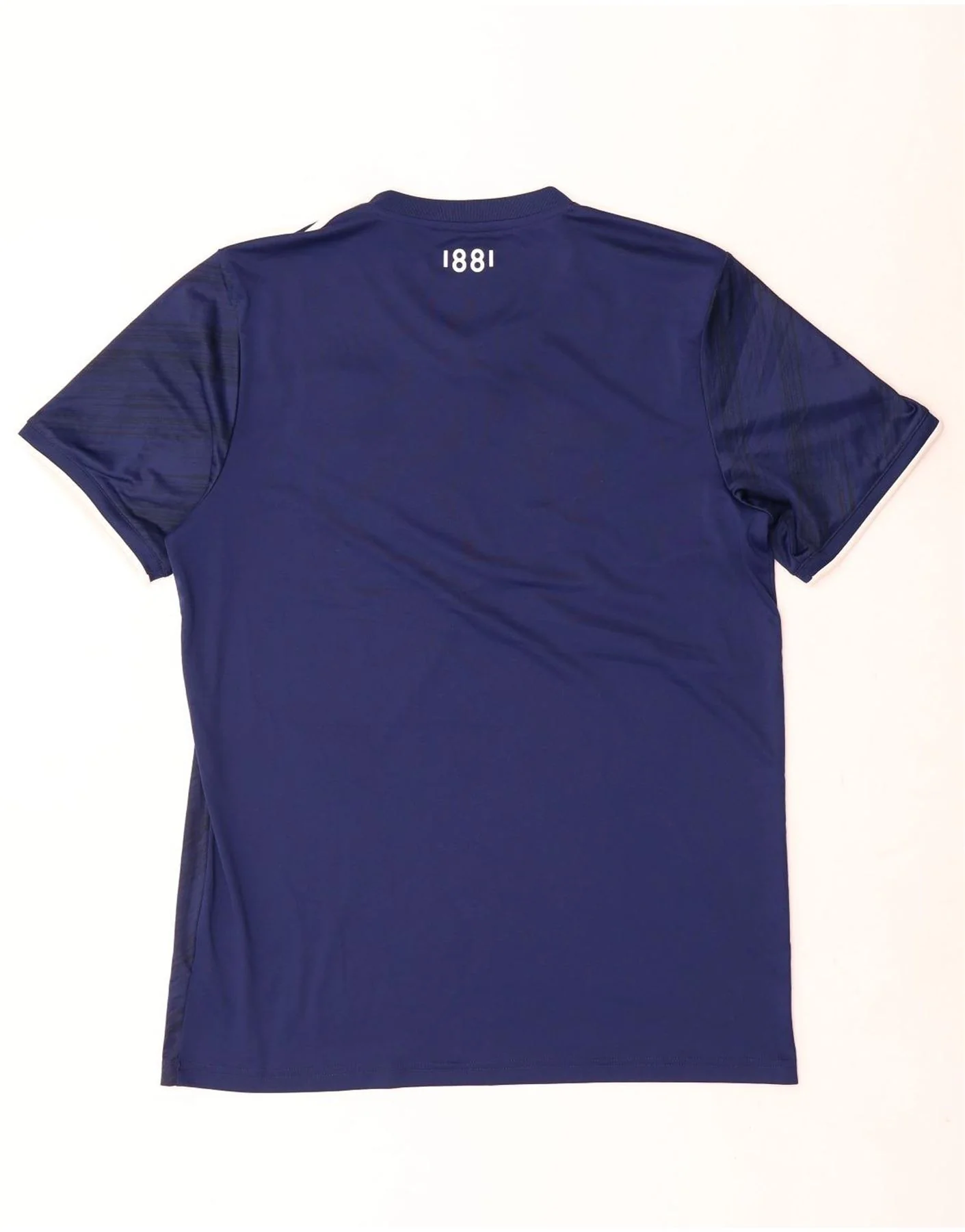 Adidas Mens Aeroready T-Shirt Top Large Navy Blue Polyester - Image 2