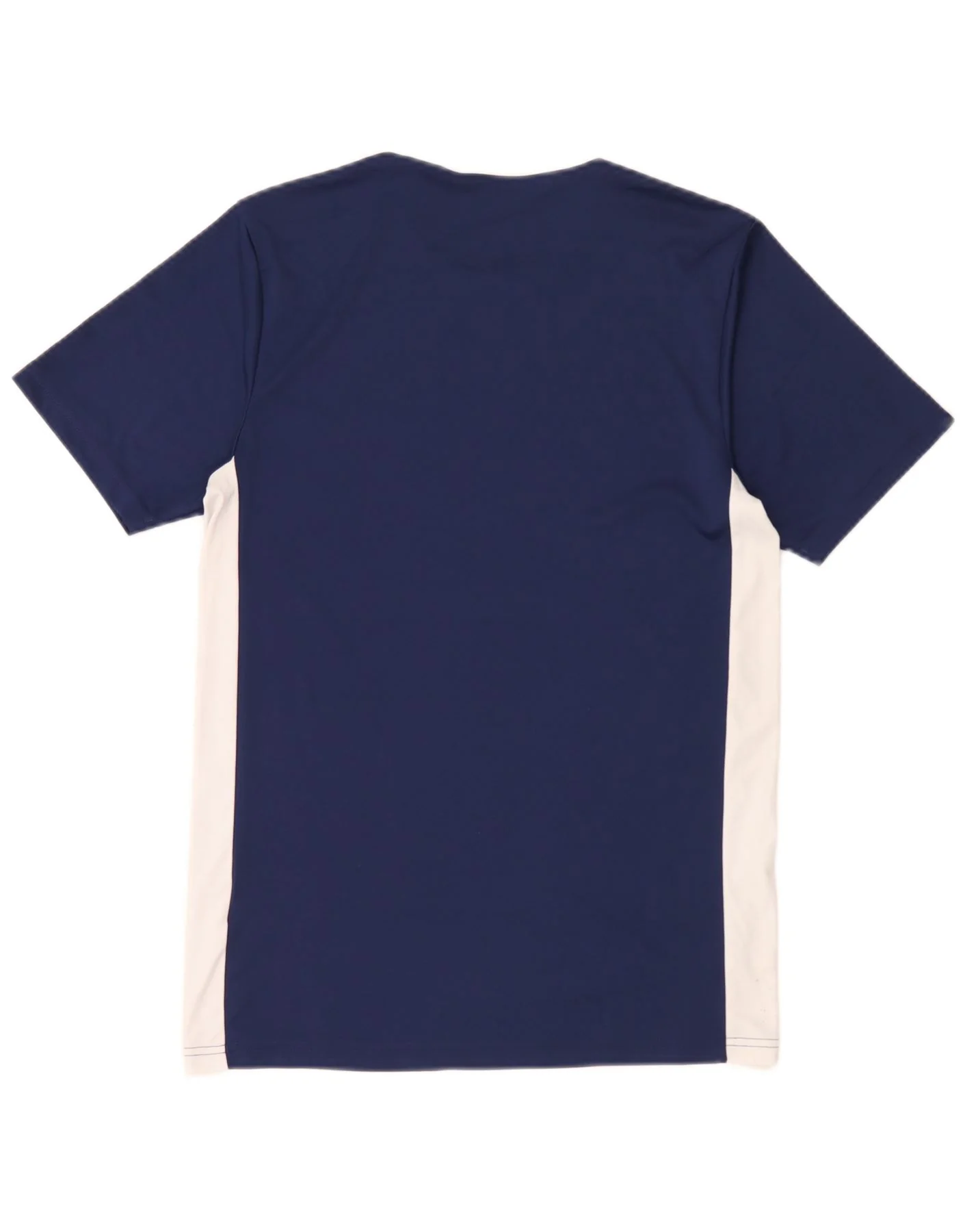 Adidas Mens Aeroready T-Shirt Top Small Navy Blue Colourblock Polyester - Image 2